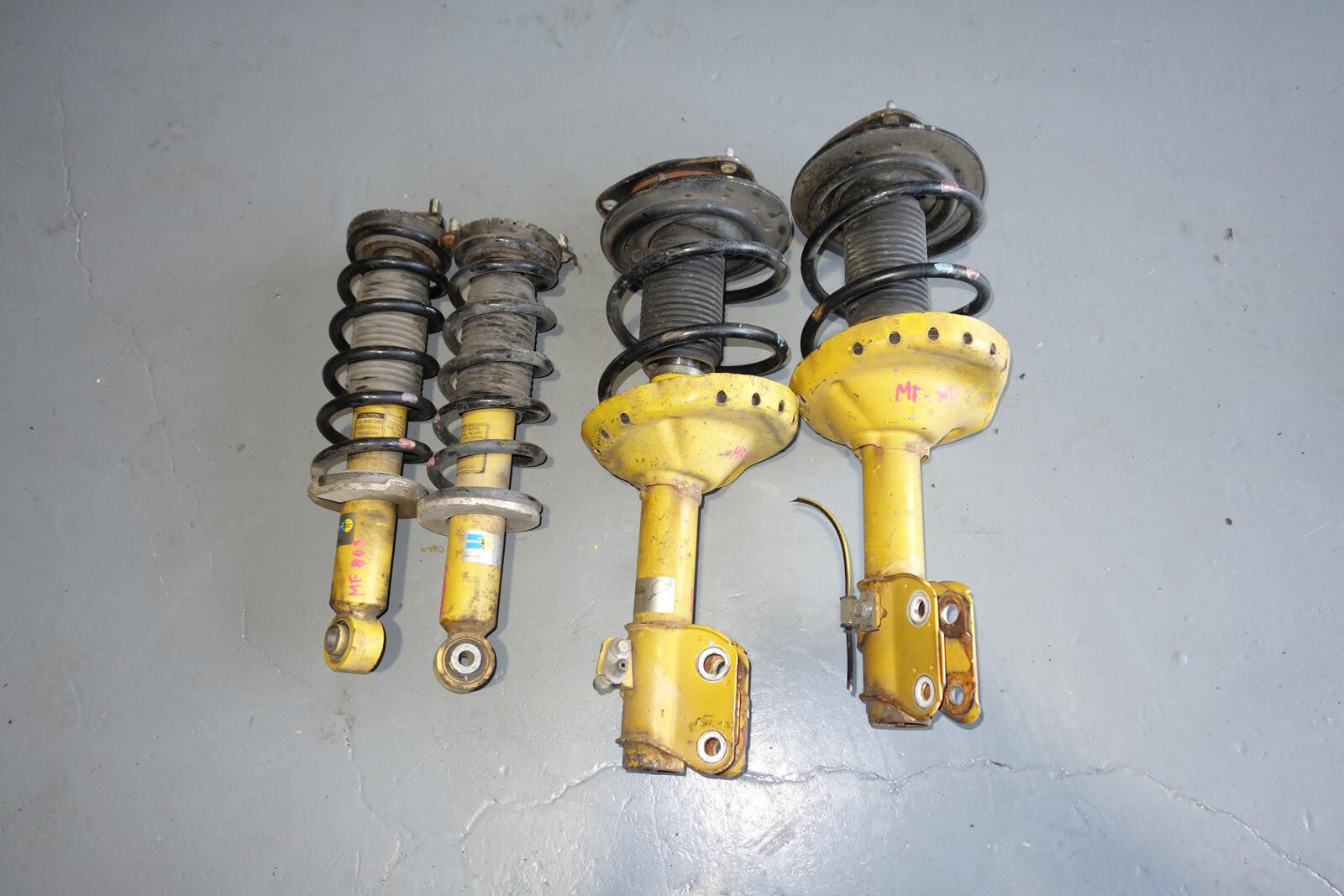 JDM Subaru Legacy Bilstein Shock Spring Strut Front Rear Suspension 05-09 MF-803