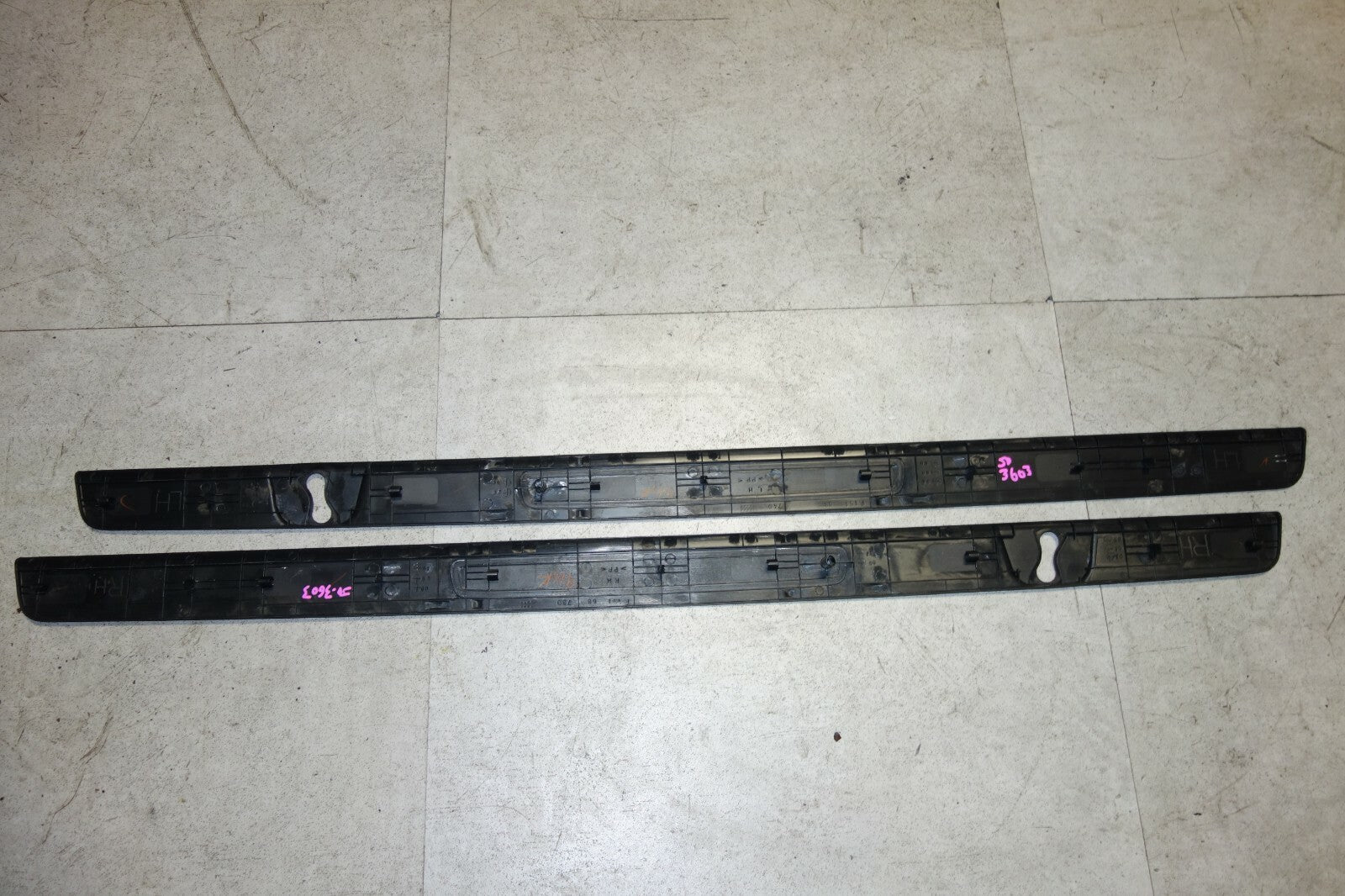 JDM Mazda RX8 Door Sills  Scuff Plates Used OEM 2004 2005 2006 2007 2008