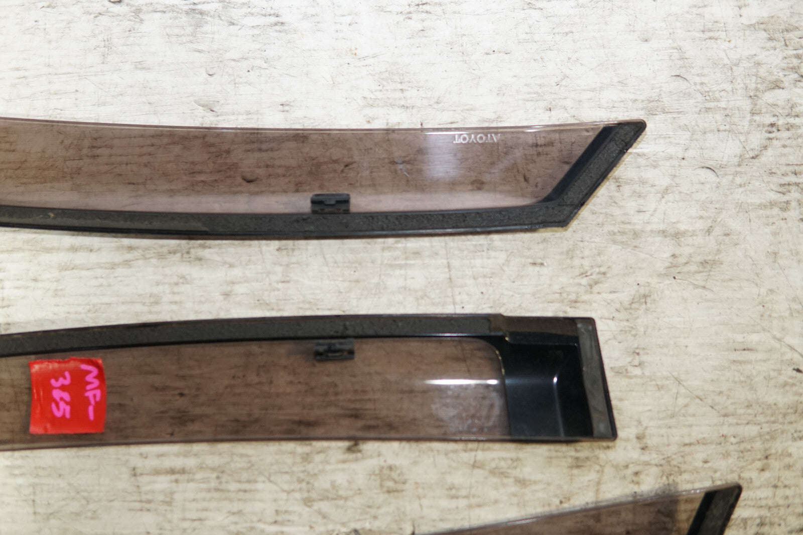 JDM Toyota Prius Window Visors RainGuards Left & Right 2010-2015 ZVW30 Japan