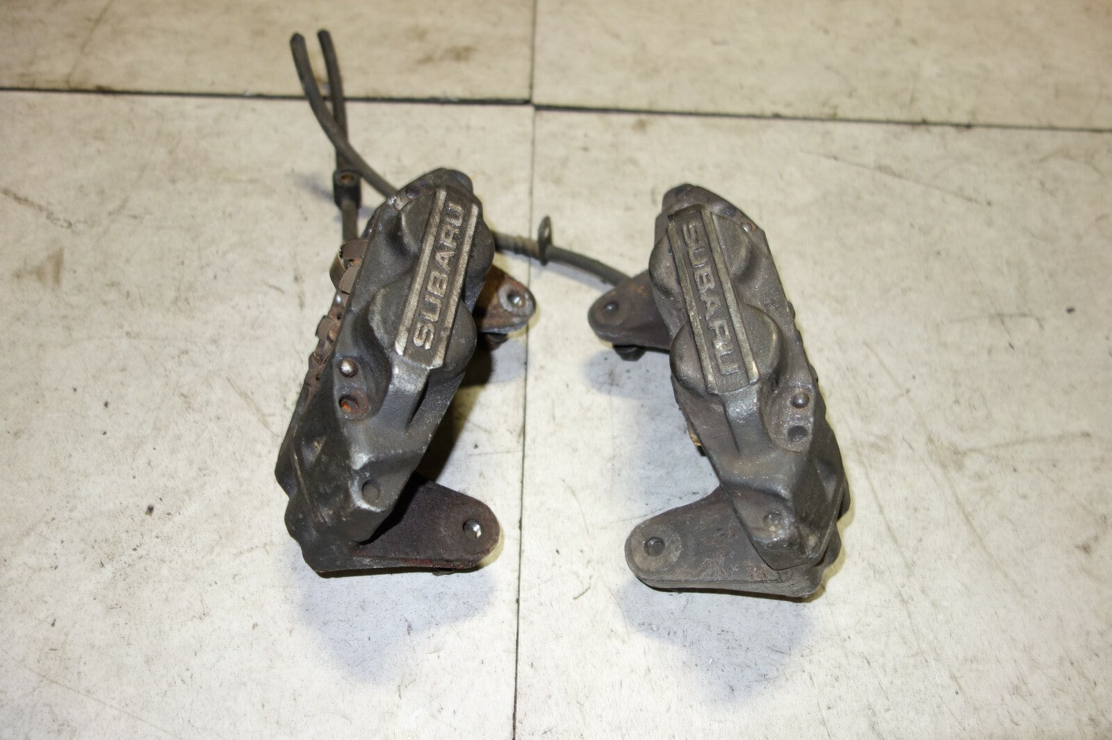 JDM Subaru Impreza WRX Forester Legacy Front Calipers 4 Piston GD GC8 SG5 SF5 BP