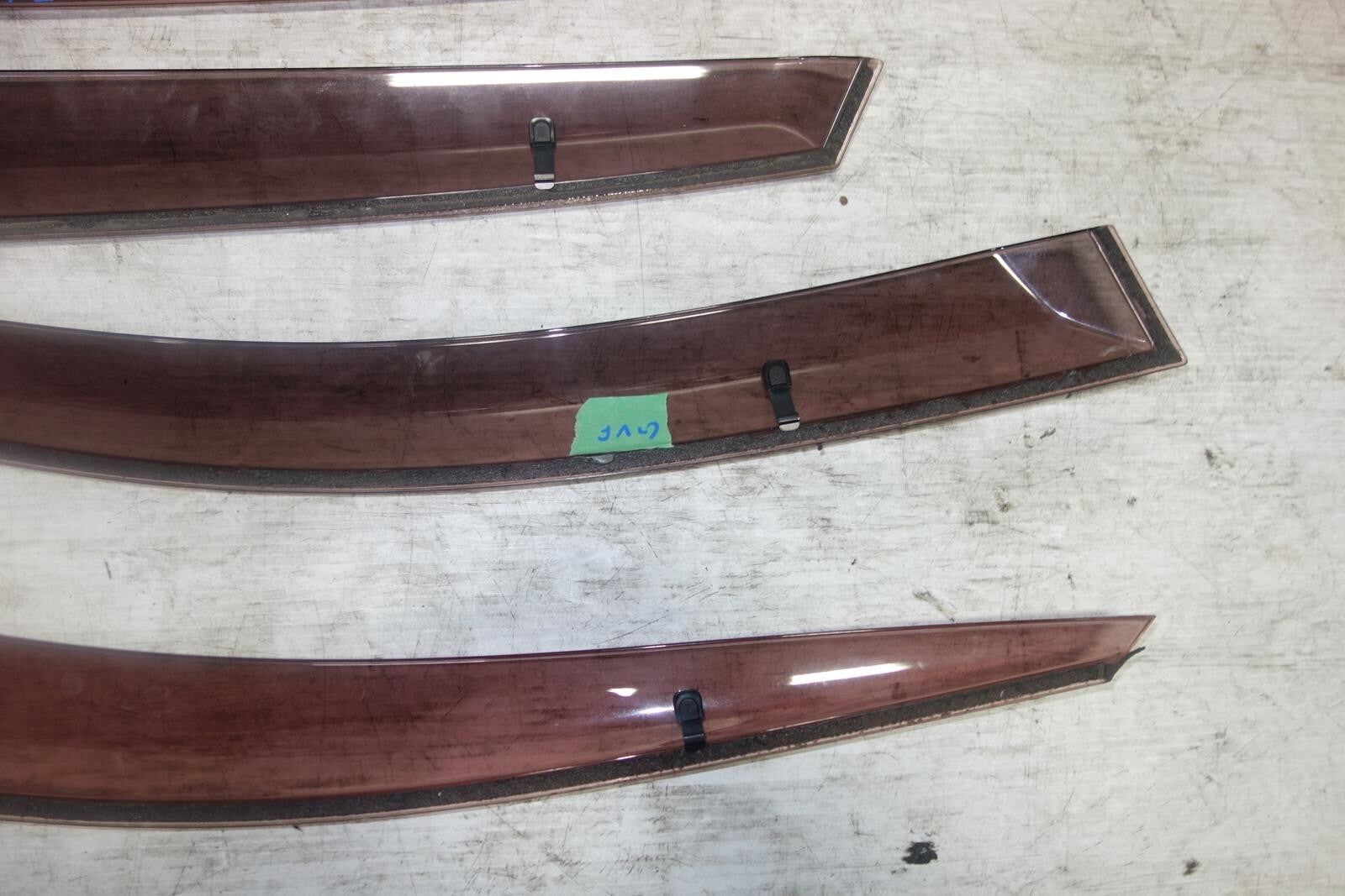 JDM Subaru Impreza WRX STi GVF Sedan Window Visors Rain Guards 2008-2014