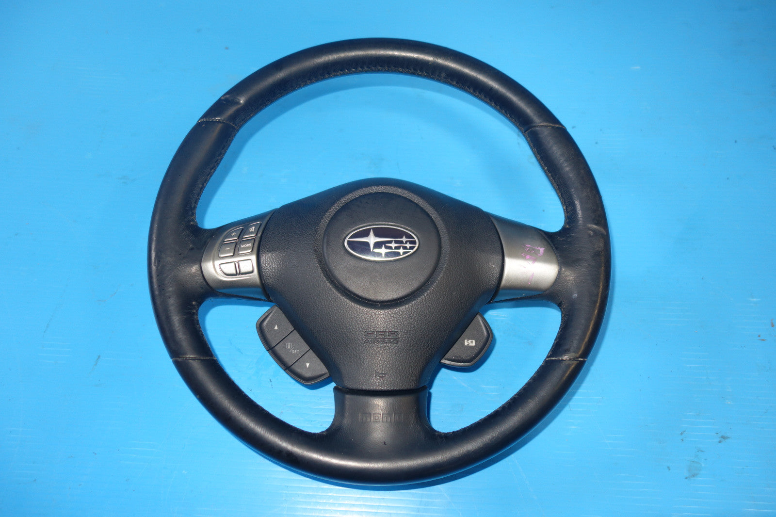 JDM Subaru Legacy & Outback OEM Momo Steering Wheel & Hub Rare BP5 2005-2009