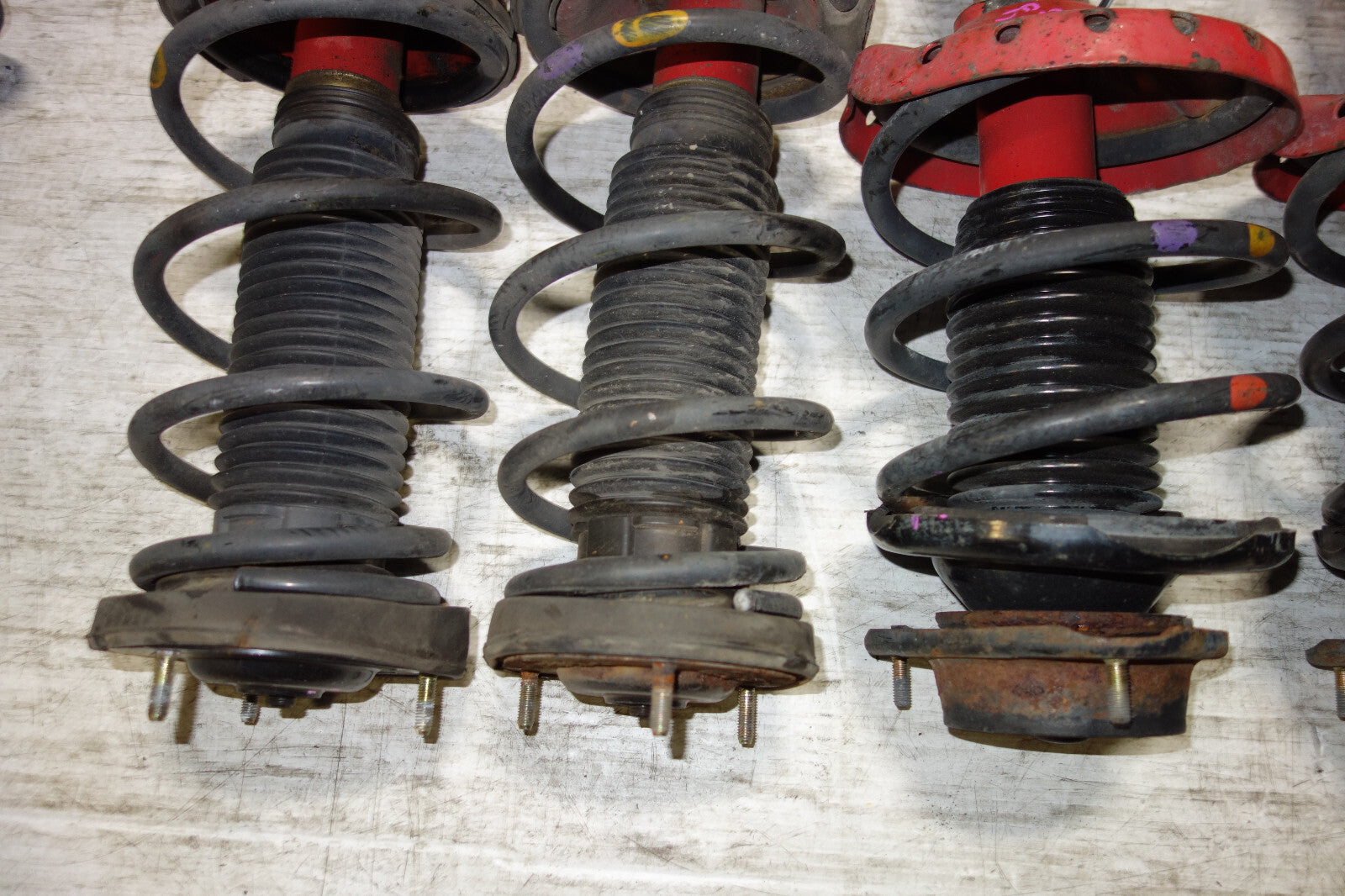 JDM Subaru Impreza WRX STi 5x100 Shocks Coil Springs Struts 2002-2007 V8 V7 V9