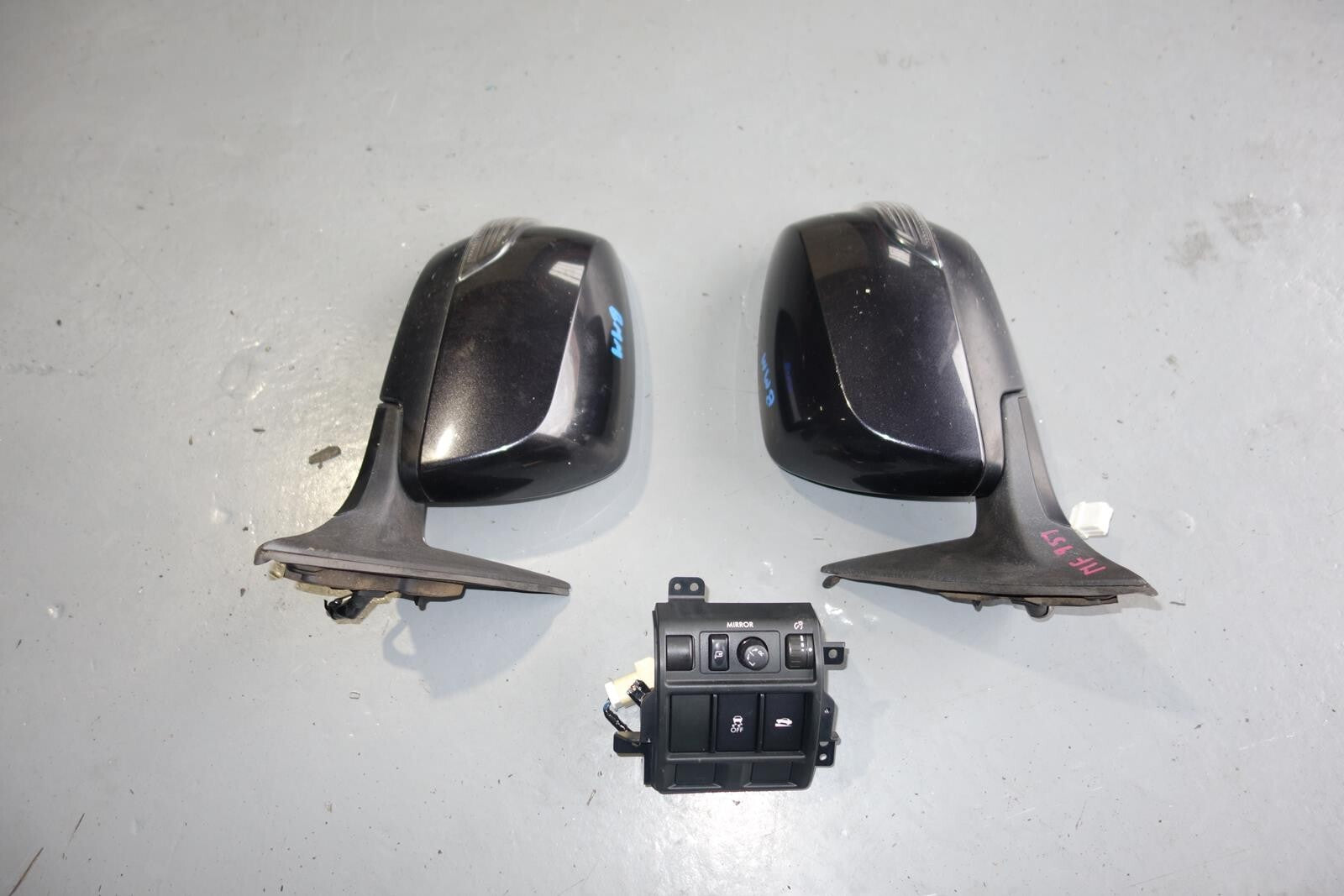 JDM 2010-2014 SUBARU LEGACY OEM POWER FOLDING MIRRORS SWITCH AUTO FLIP BR BM