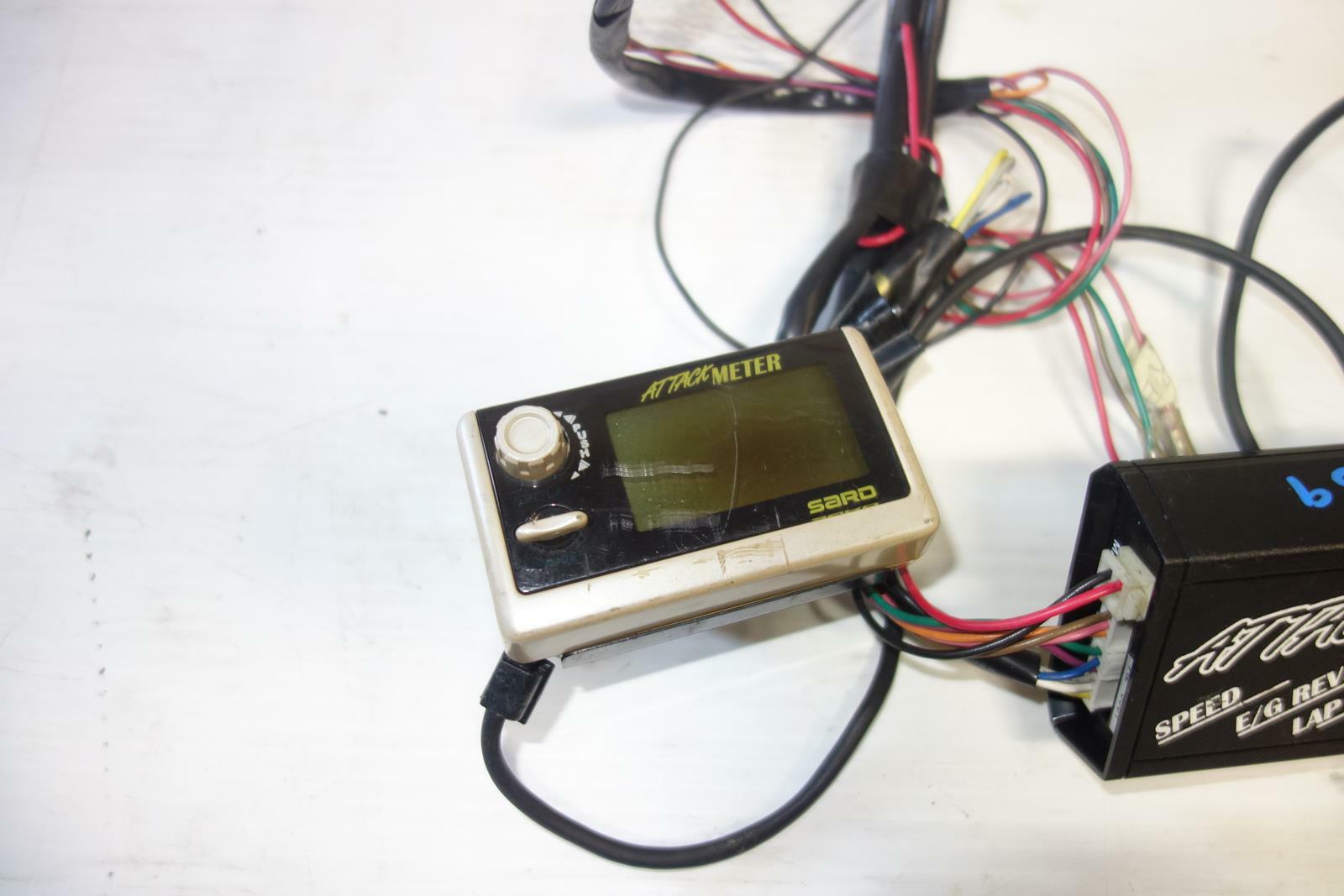 JDM SARD Attack Meter lap times track rally display meter rx7 wrx sti rsx civic