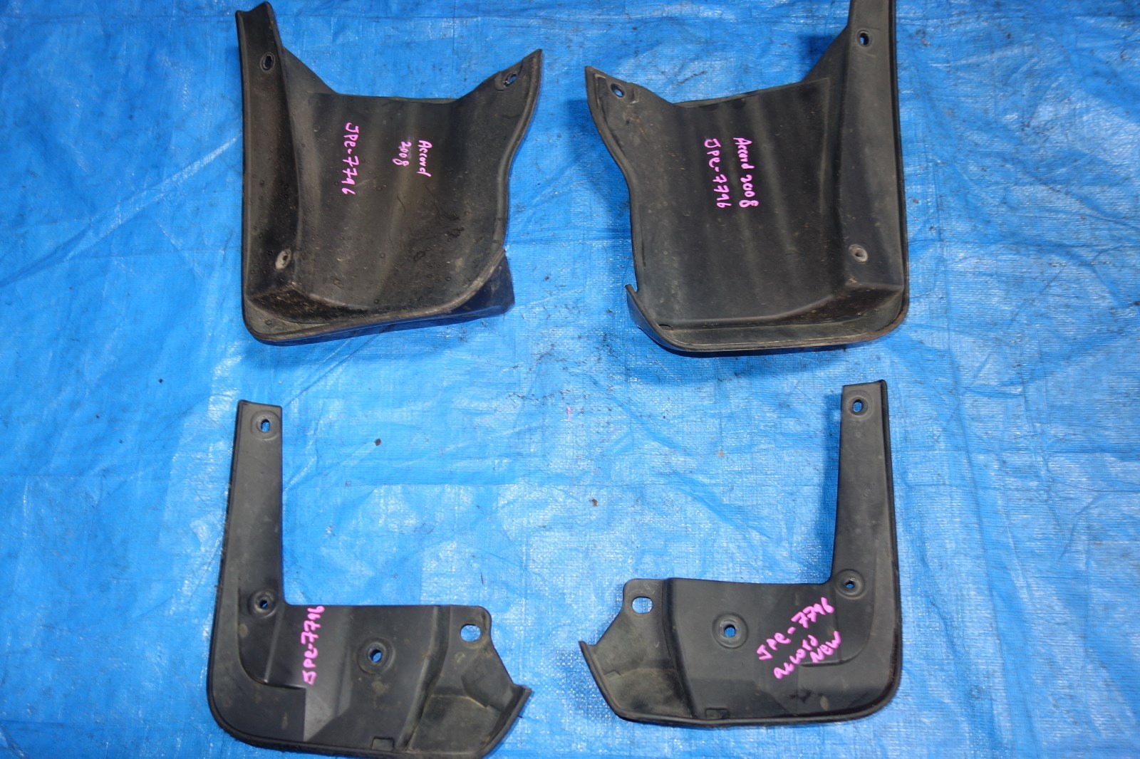JDM Honda Accord CP3 4-Door Sedan Splash Mud Guards 2008-2012