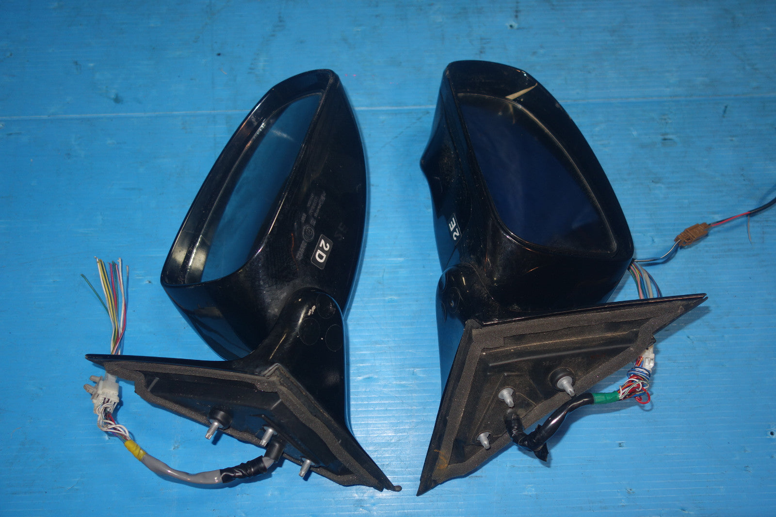 JDM Nissan Fuga Infiniti M35 M45 Power Folding Mirrors with Camera 2006-2010 RHD