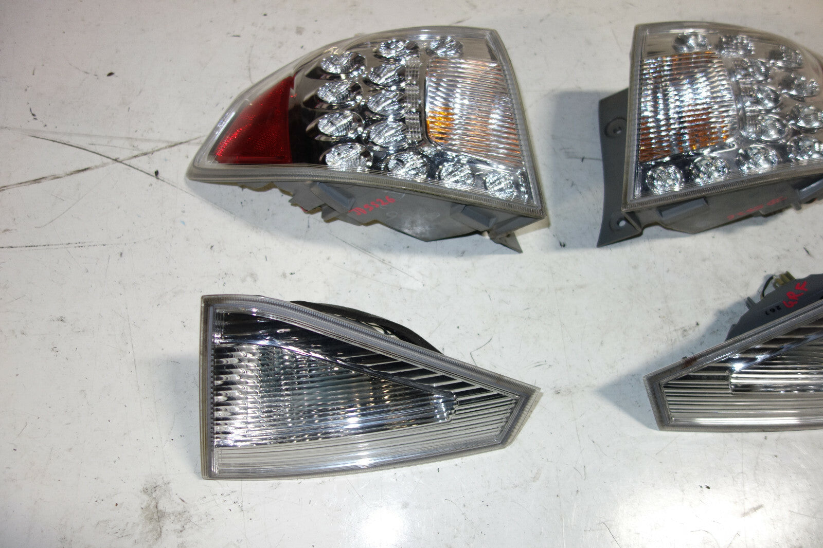 JDM Subaru Impreza WRX STi Hatchback OEM Tail Lights Lamps Pair 2008-2014