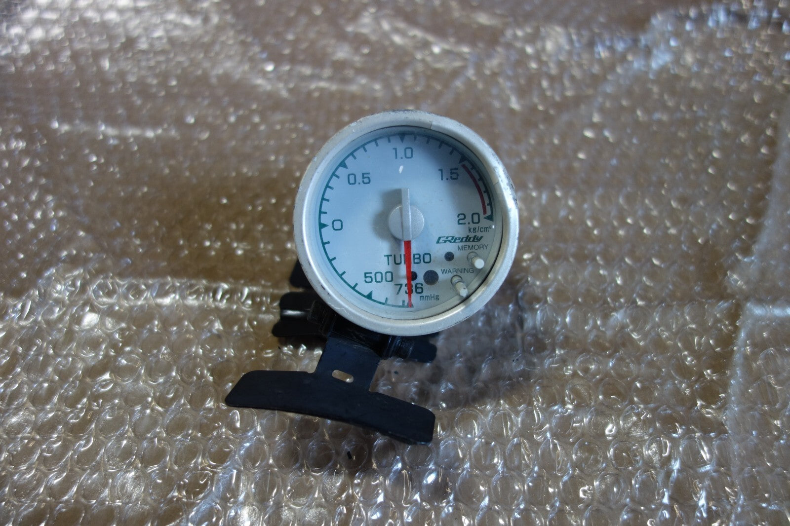 JDM Greddy White Face Boost Gauge Turbo 2 Bar