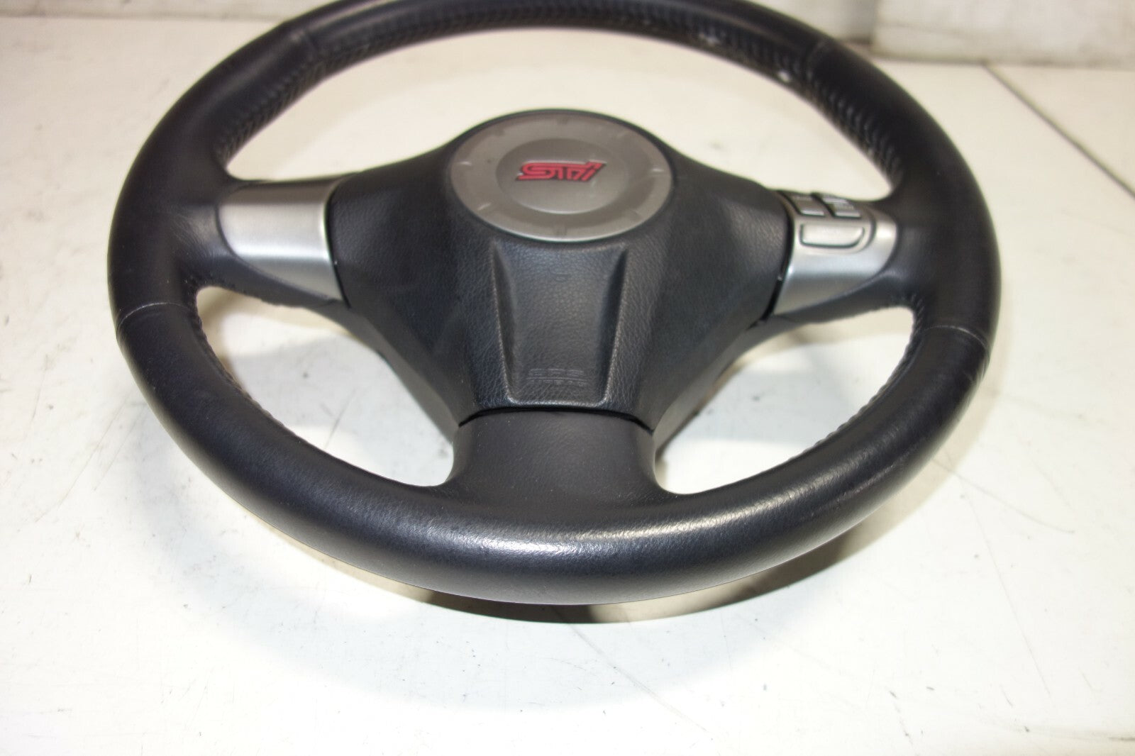 JDM Subaru Impreza WRX STI Steering Wheel / Hub 2008-2014 GRB OEM Japan