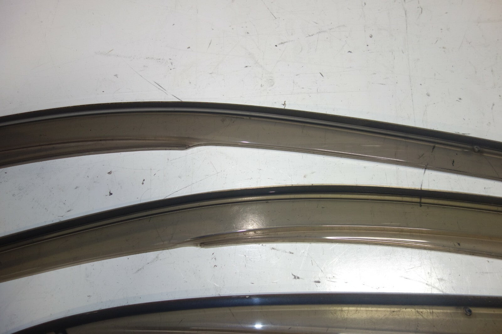 JDM 2005-2008  ACURA RL KB1 MUGEN WINDOW VISORS OEM RAIN GUARDS RARE