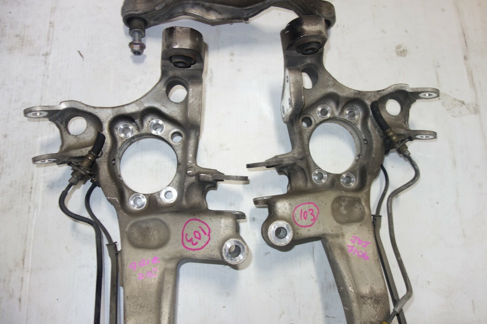 JDM Subaru Legacy Spec B Aluminum Rear Control Arms Trailing Arm 2005-2009 STi