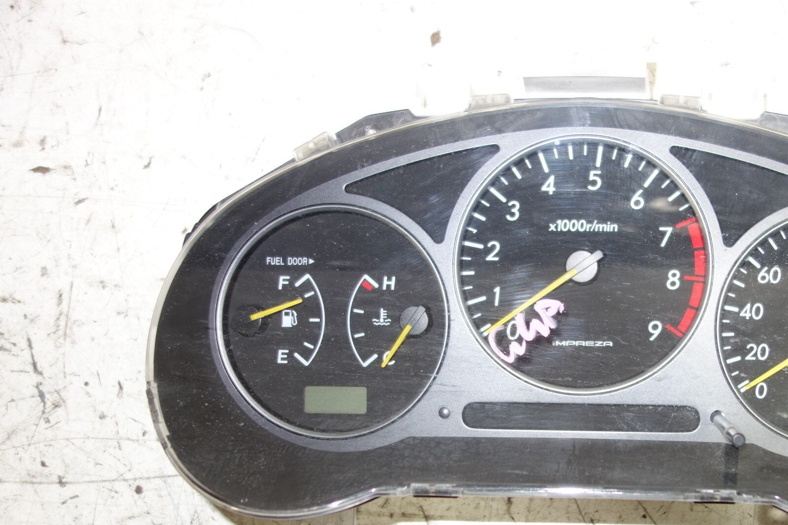 JDM 2002-2003 SUBARU IMPREZA WRX V7  MANUAL 5 SPEED GAUGE CLUSTER  SPEEDOMETER