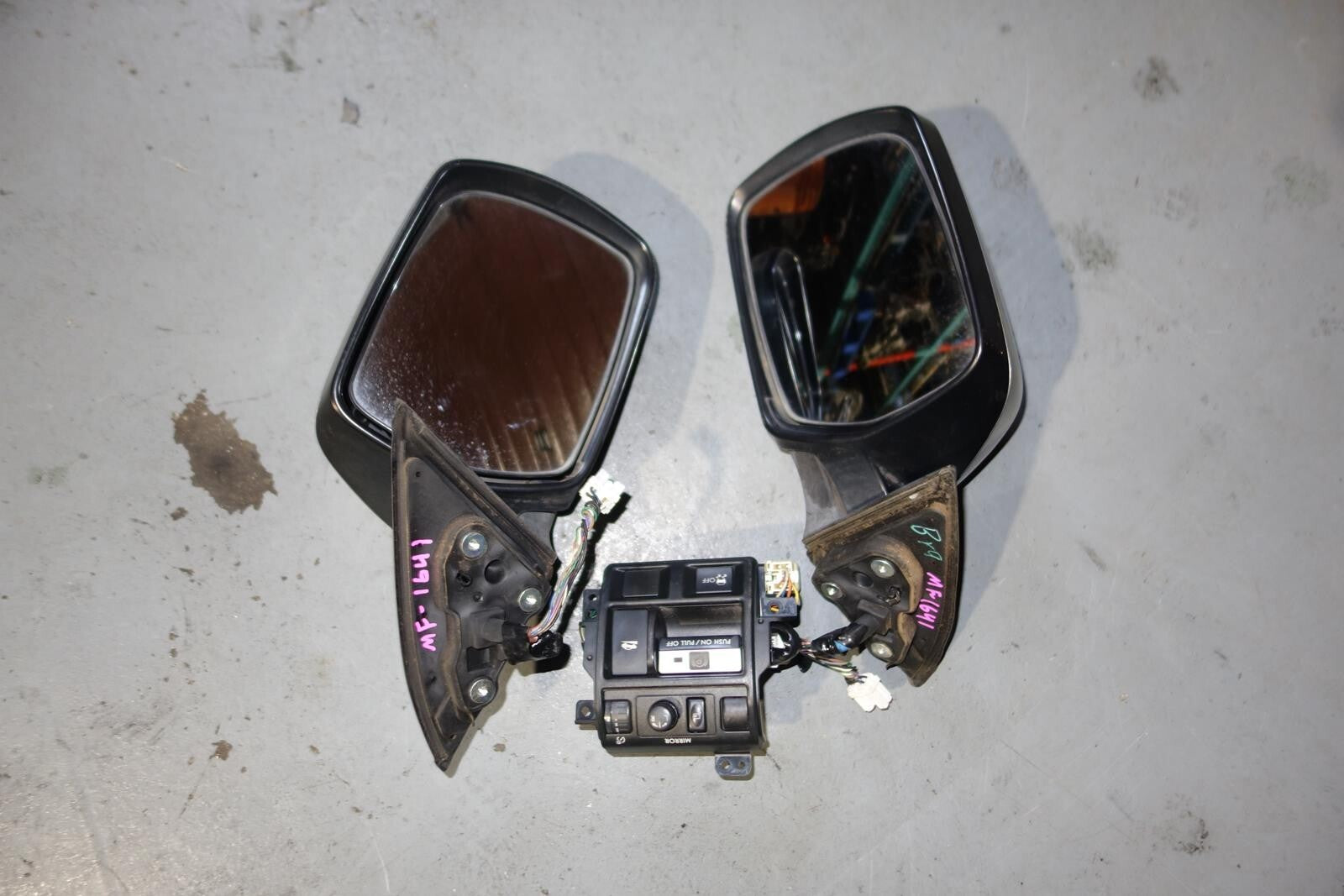 JDM Subaru Legacy Power Folding Door Mirrors Lights Switch BRM BR9 2010-2014