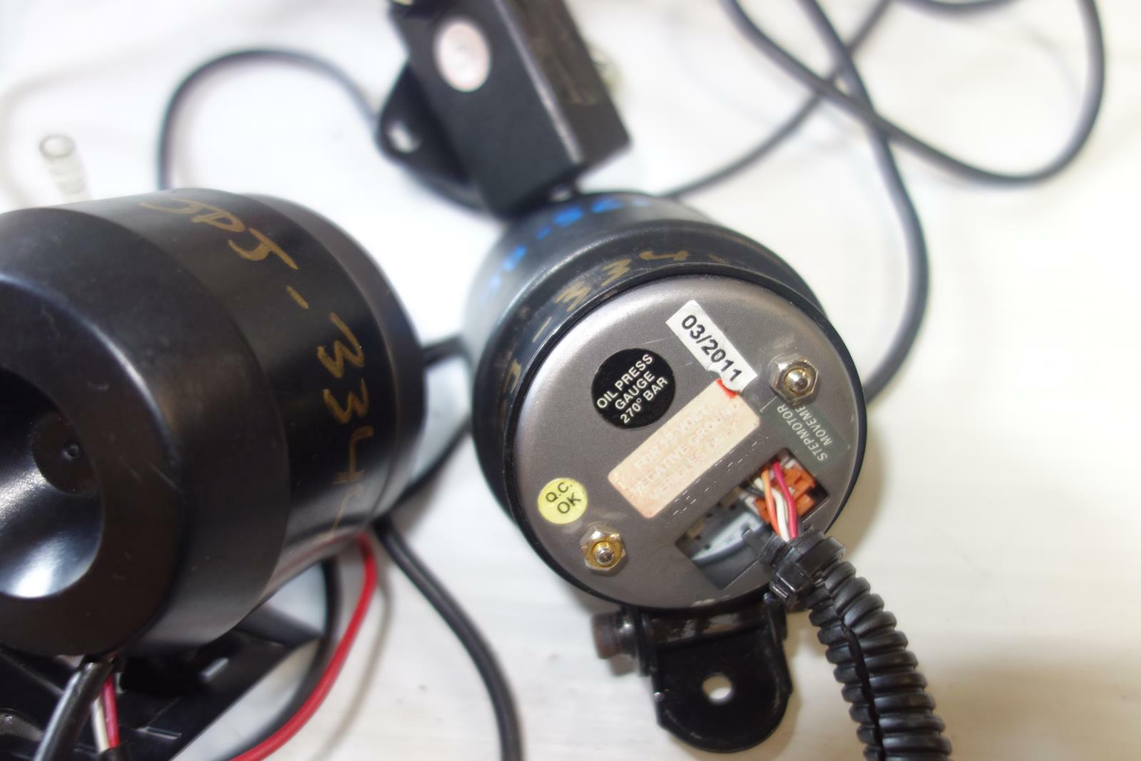 JDM Turbo Boost Gauge & Oil Press With Wiring & Sensor Universal WRX STi RX7 GTR