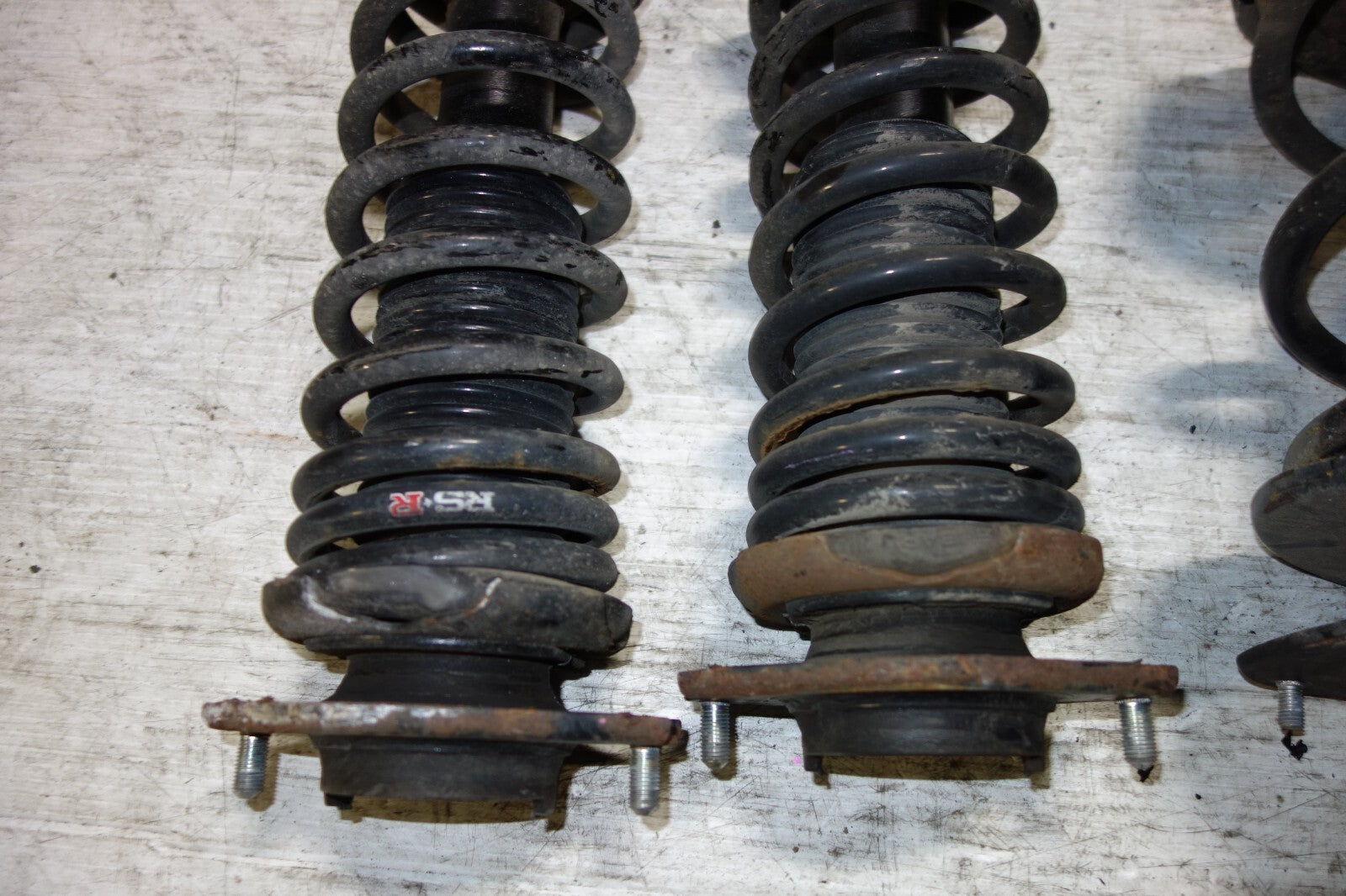 JDM 2008-2014 SUBARU IMPREZA WRX OEM FRONT & REAR RS-R SHOCKS STRUT COIL SPRING