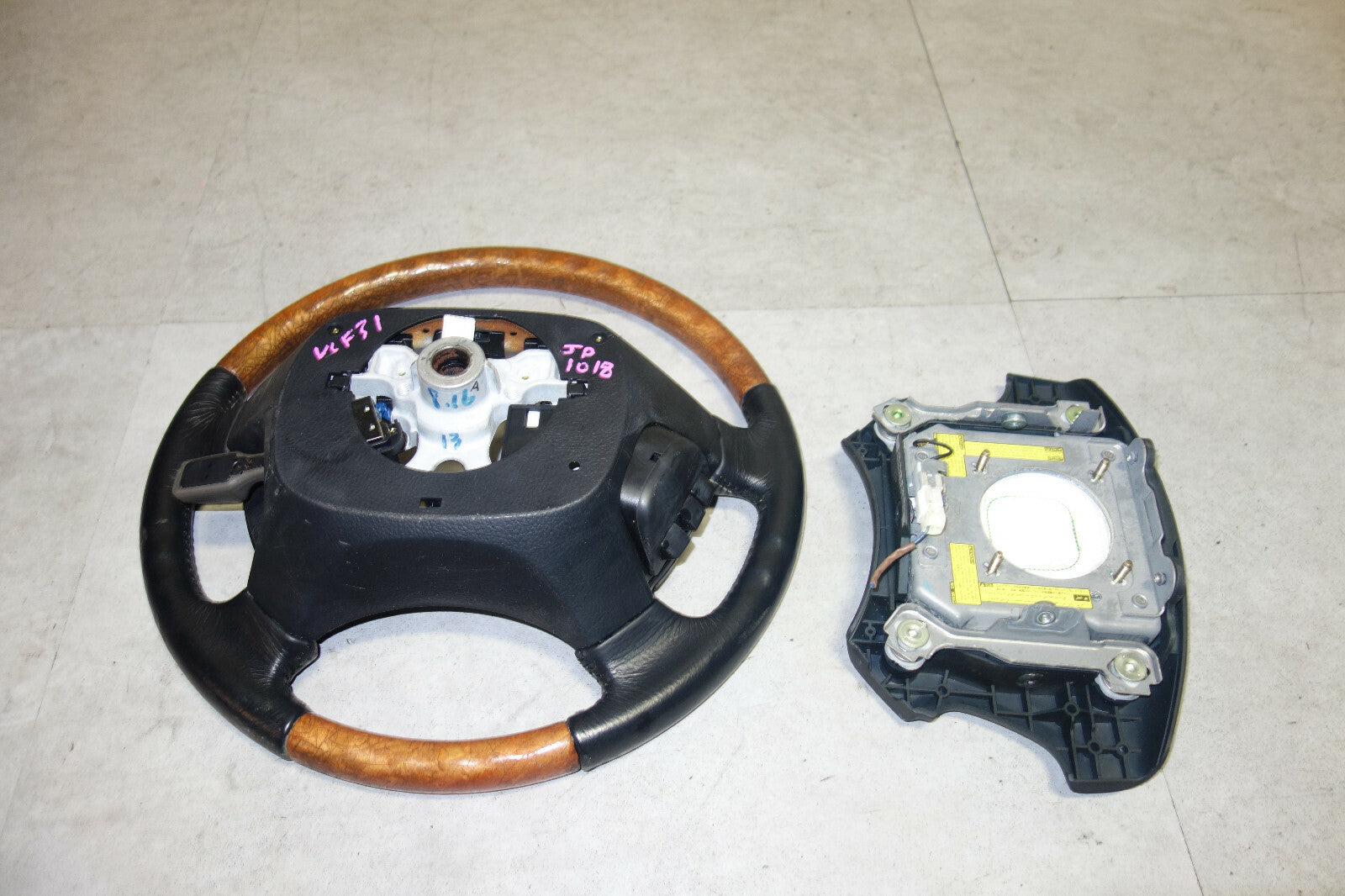 JDM Toyota Celsior / Lexus LS430 Steering Wheel Wood Leather 2001-2006