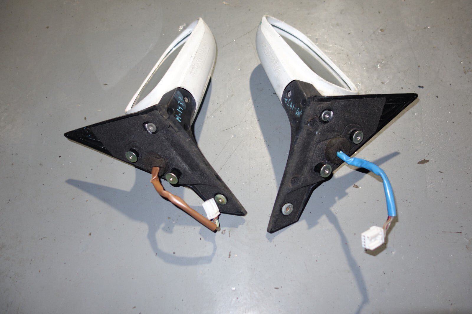 JDM SUBARU IMPREZA WRX STi V7 OEM POWER FOLDING MIRRORS AUTO FLIP 2002-2007