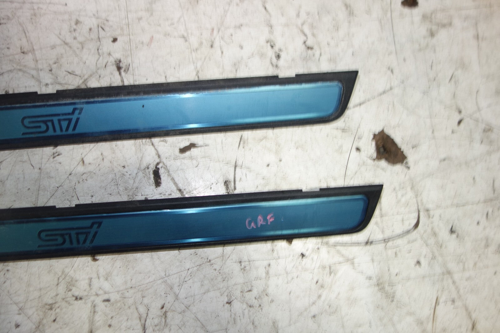JDM Subaru Impreza WRX STI Door Sills Interior Scuff Plates 2008-2014 GRB GRF