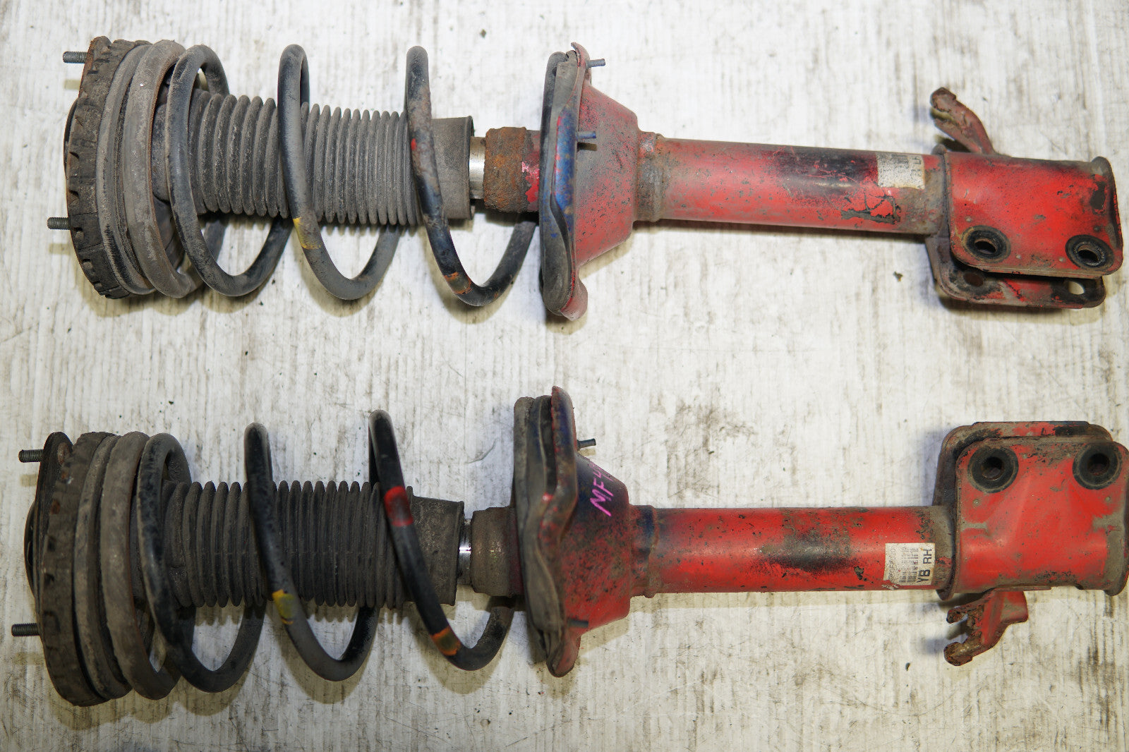 JDM Subaru Impreza WRX STi 5x100 Shocks Coil Springs Struts 2002-2007 V8 V7 V9