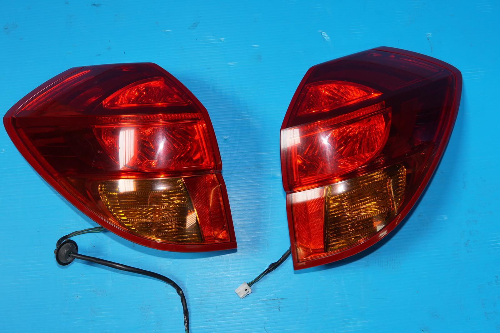 JDM Subaru Legacy Outback Kouki OEM Red & Amber Tail Lights Lamps 2005-2009