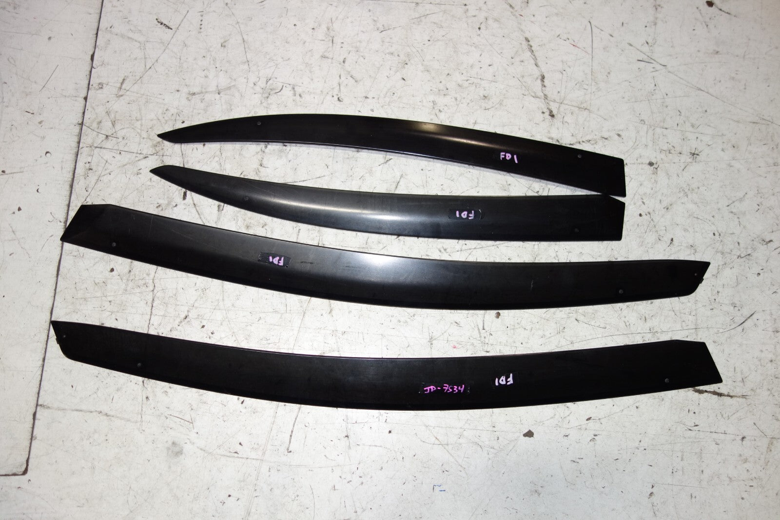 JDM 06-11 HONDA CIVIC/ACURA CSX USED WINDOW VISORS FD1 FD2 OEM RAIN GUARDS