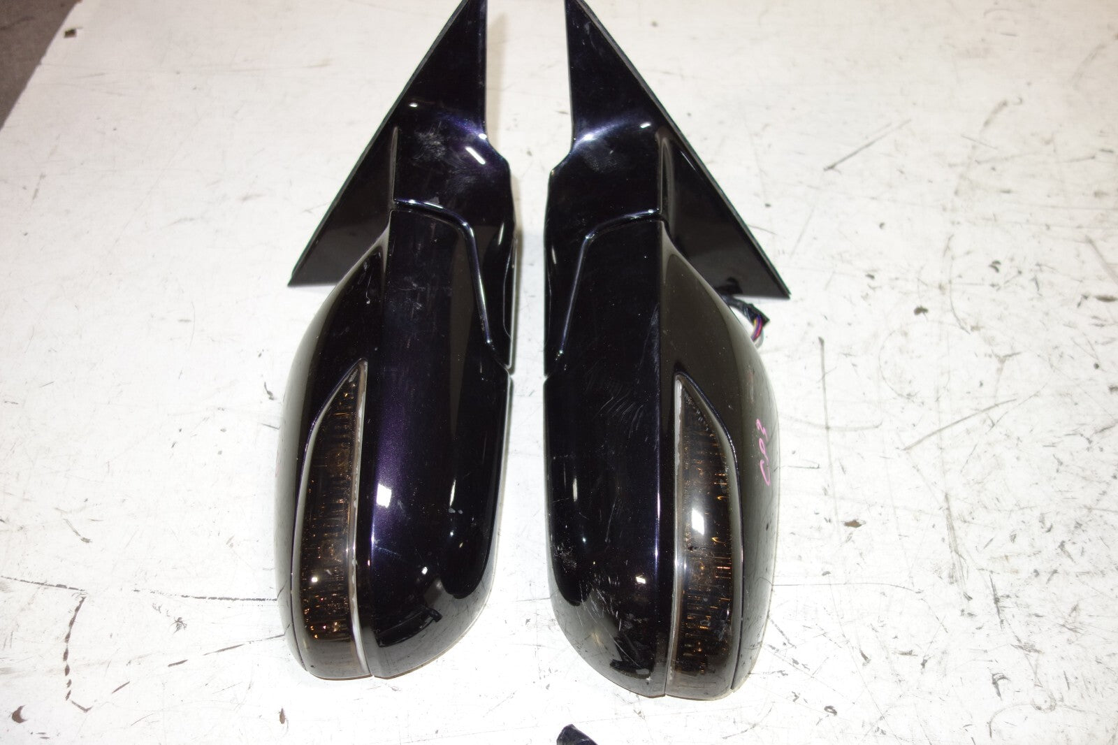 JDM Honda Accord CP3 Power Folding Mirrors Signal Lights Pair 2008-2012