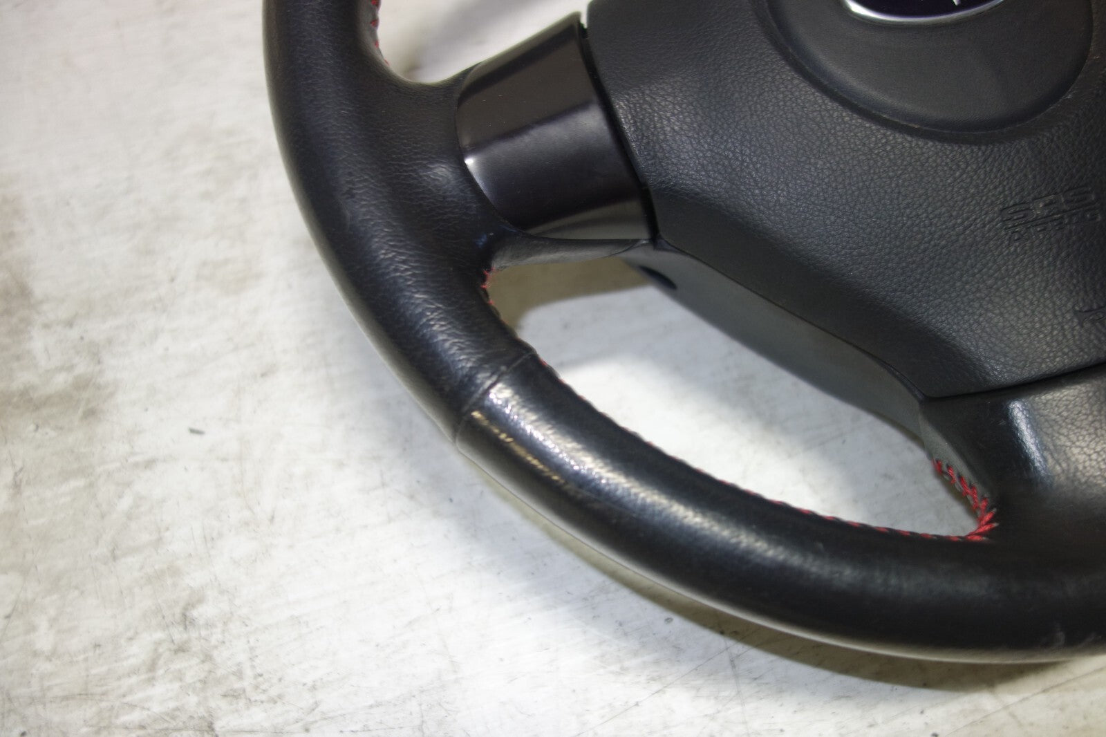 JDM Subaru Forester Steering Wheel Red Stitching 2009 2010 2011 2012 2013 SH9