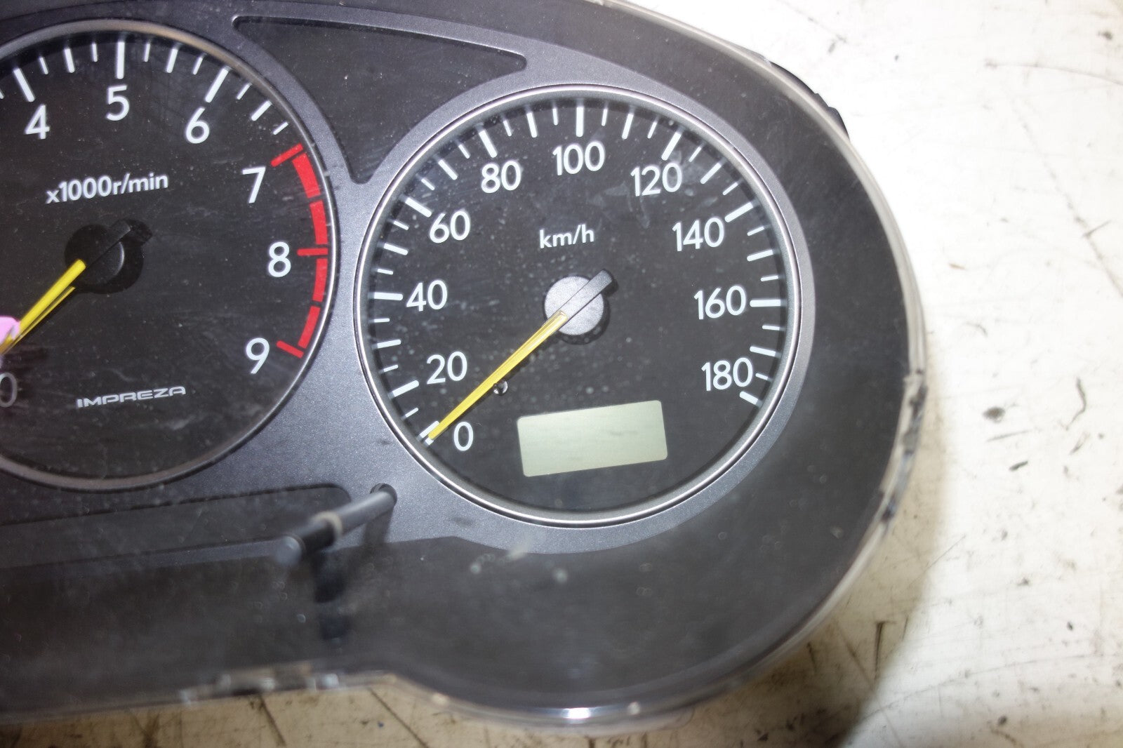 JDM 2002-2003 SUBARU IMPREZA WRX V7  MANUAL 5 SPEED GAUGE CLUSTER  SPEEDOMETER
