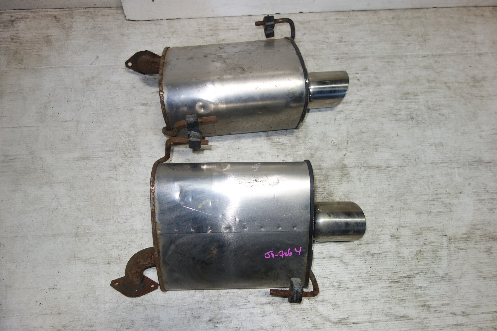 JDM Subaru Forester Sport STi SH9 Exhaust Mufflers Pair Axle Back 2009-2013