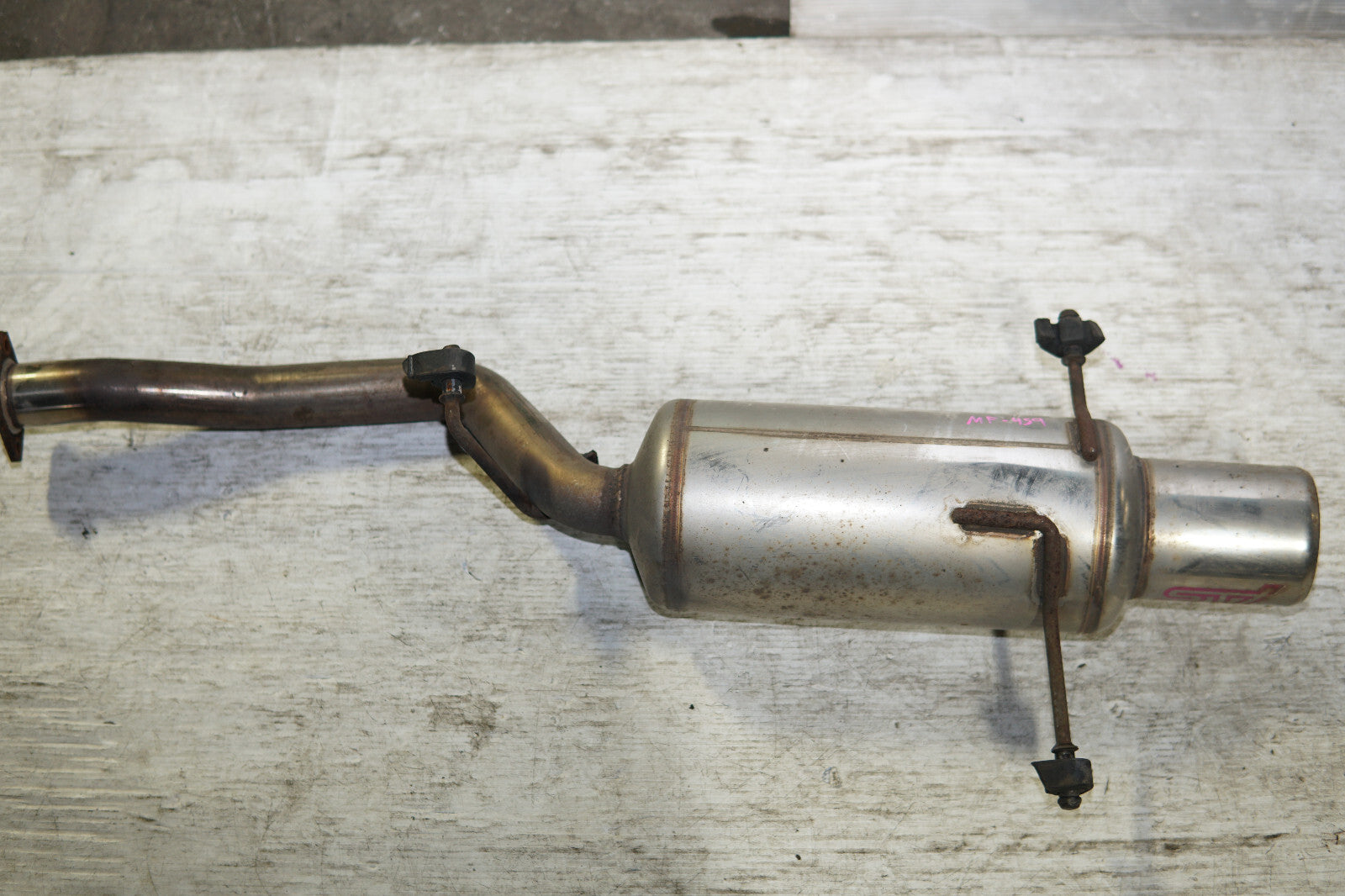 JDM Subaru Impreza WRX STi GENOME Exhaust Muffler Rare GDA GDB 2000-2007 GGA GGB