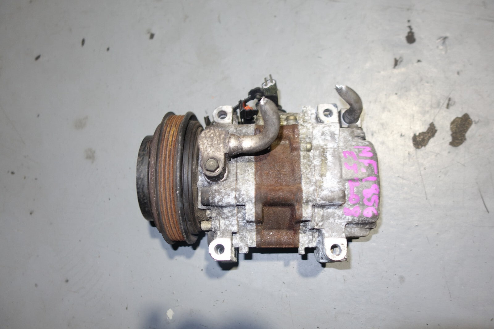 JDM SUBARU LEGACY B4 TWIN TURBO AC COMPRESSOR EJ208 EJ206 AIR A/C Clutch 2000-04