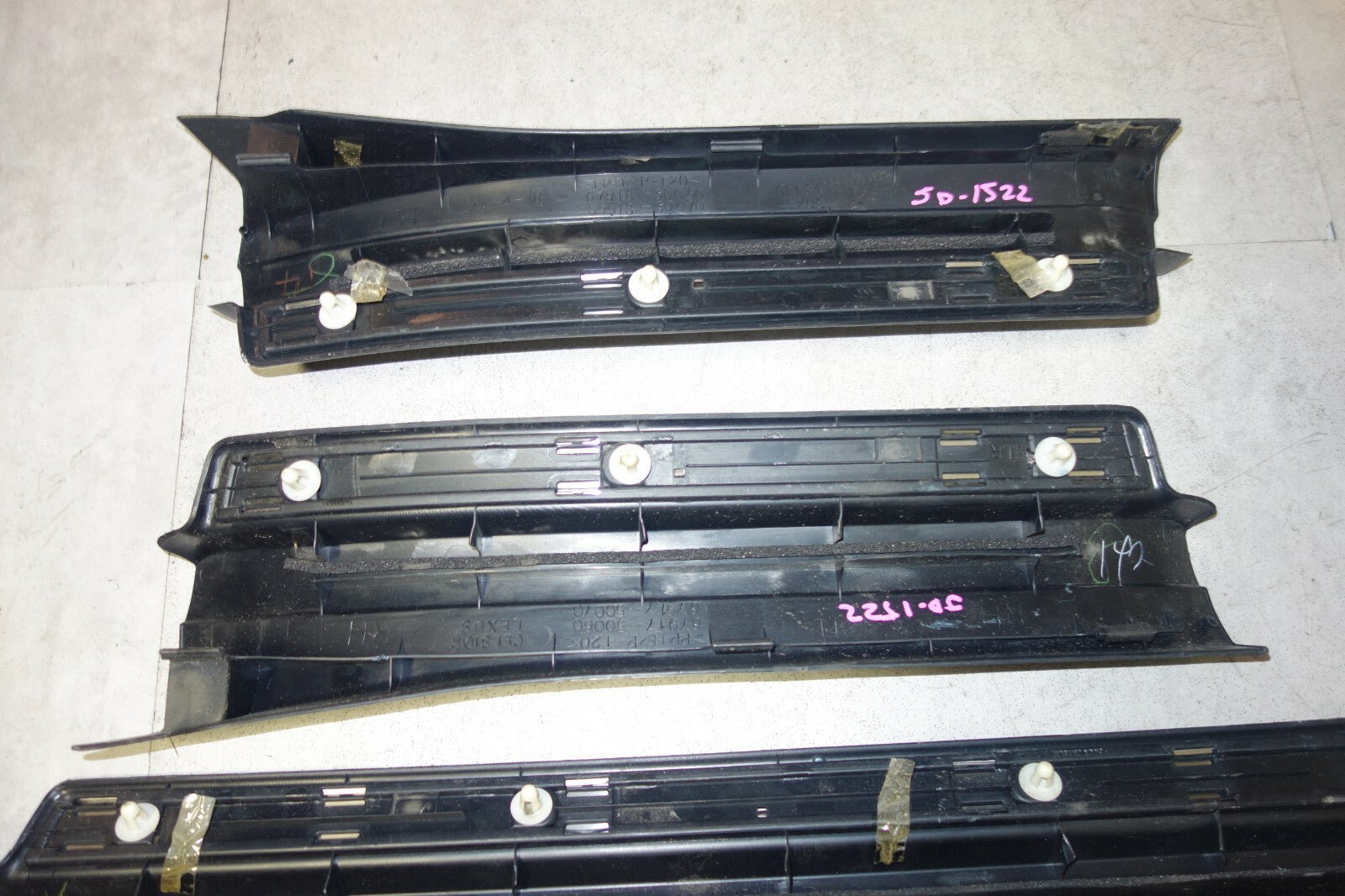 JDM Lexus LS430 Toyota Celsior Door Sills Scuff Plates 2001-2006 UCF30 UCF31