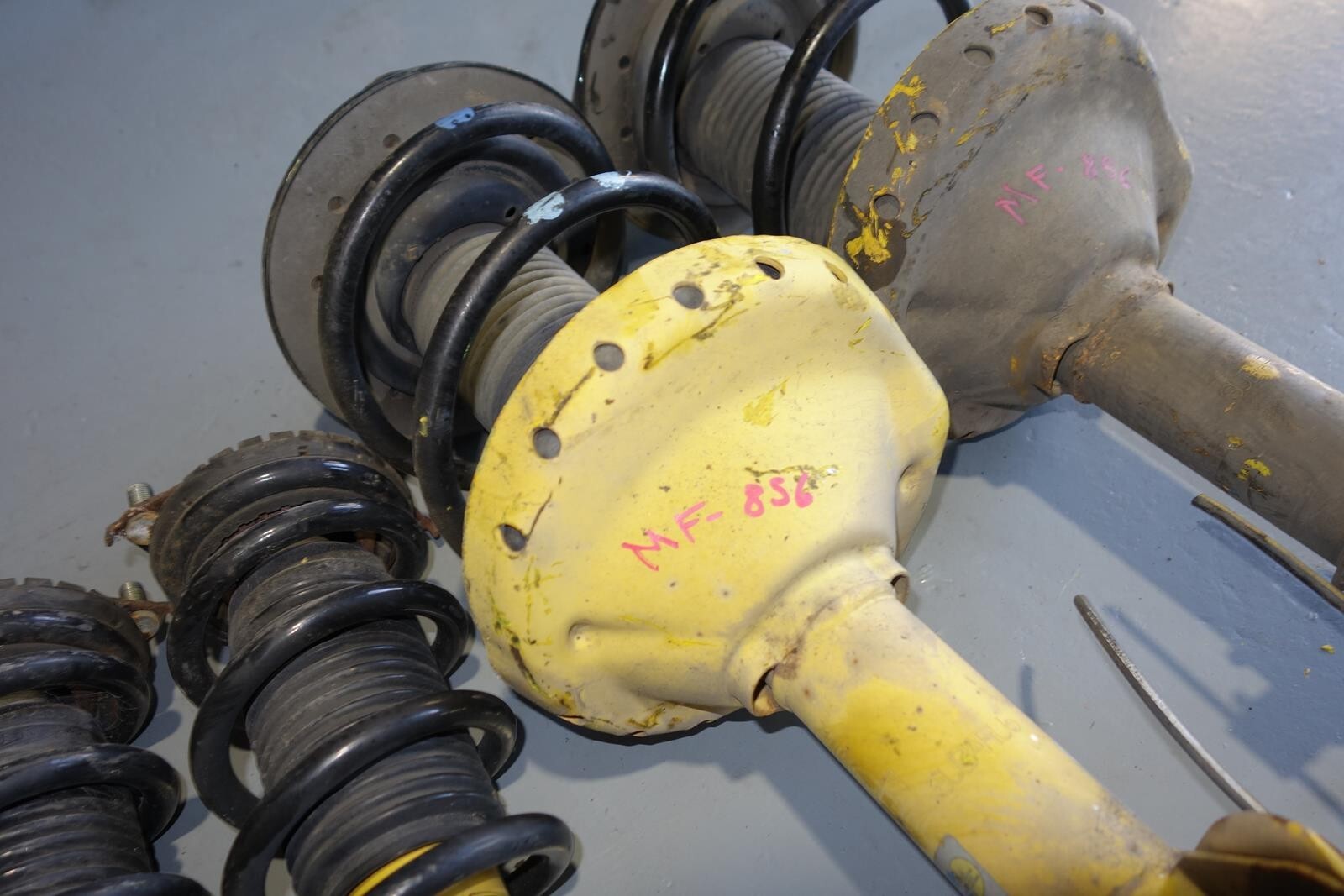 JDM Subaru Legacy Bilstein Yellow Shocks Struts Springs 2005-2009 # MF -856