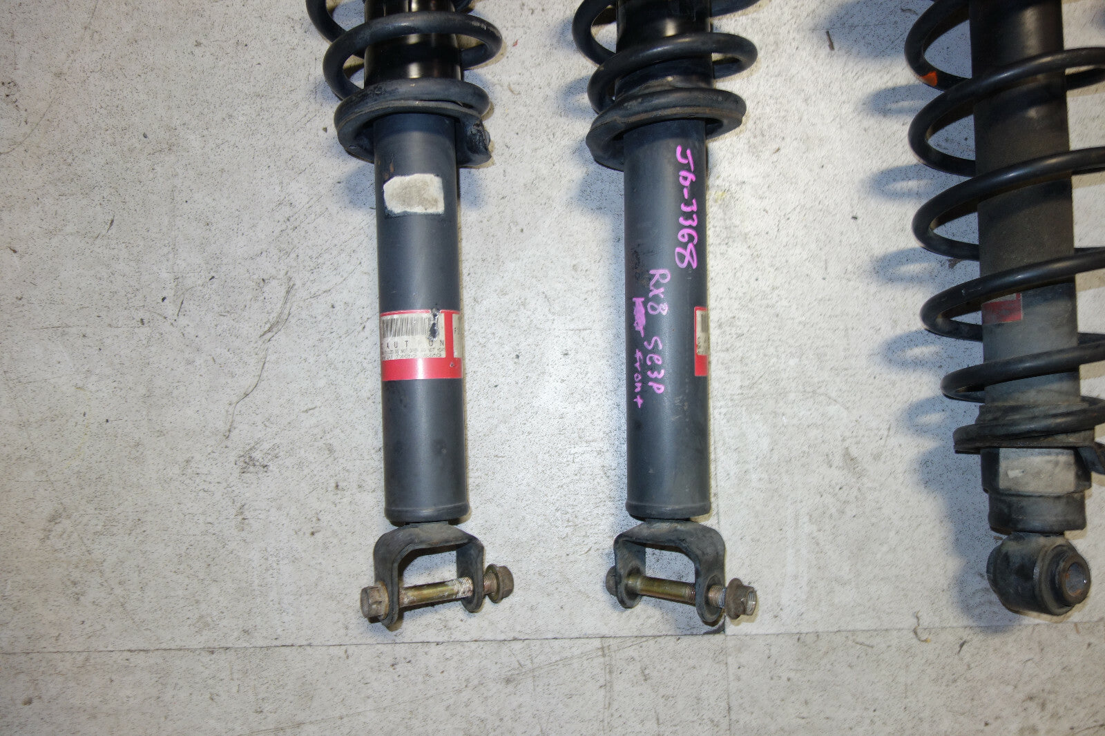 JDM Mazda RX8 OEM Tokico Shocks Struts Springs RX-8 Suspension 2004-2008