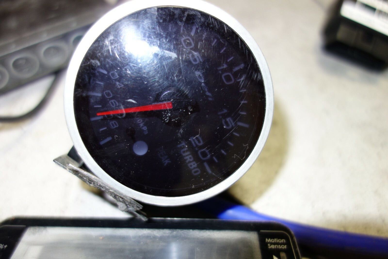 JDM Subaru Defi Turbo Boost Gauge + Controller Carbon Fiber Pod Trim WRX STI