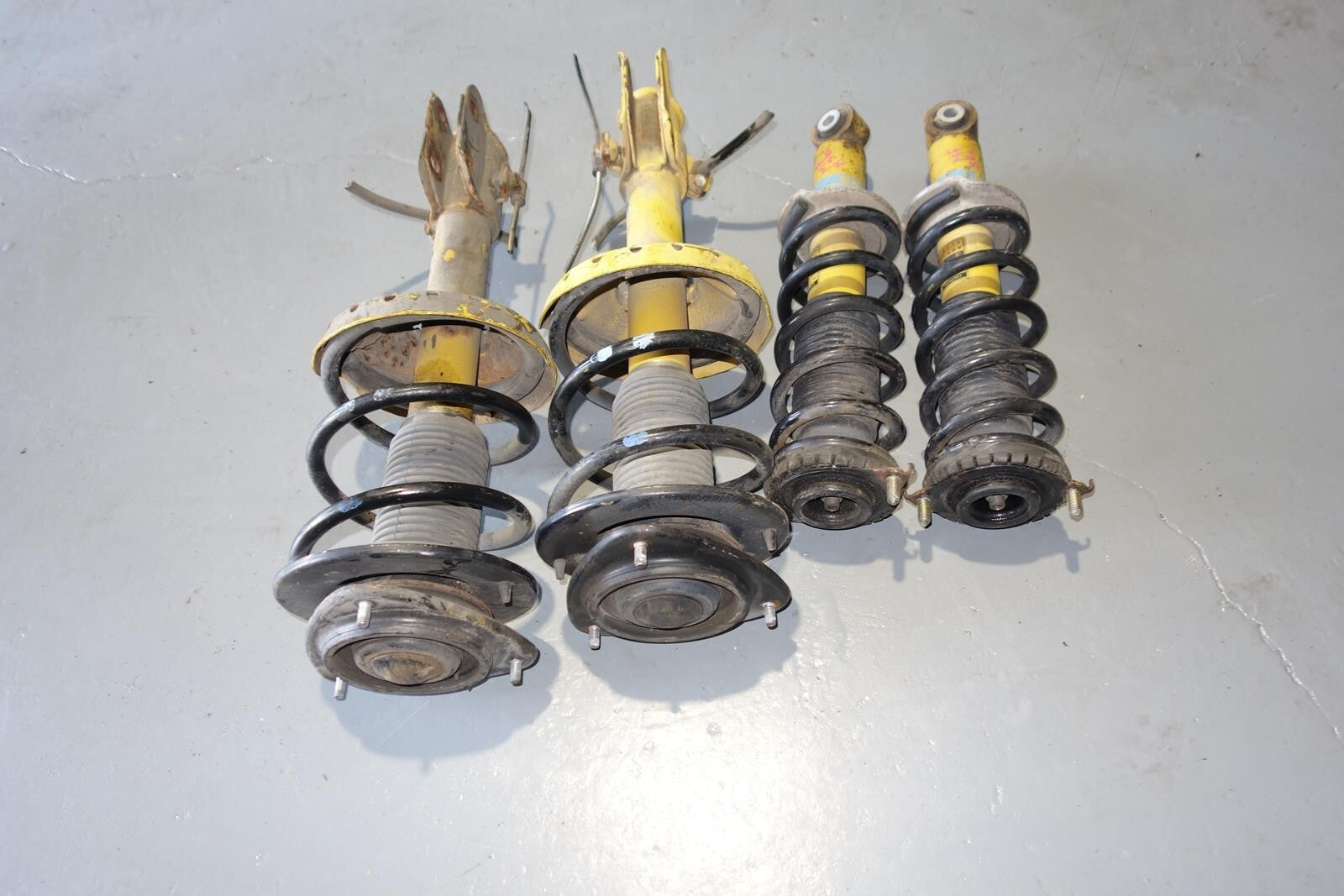 JDM Subaru Legacy Bilstein Yellow Shocks Struts Springs 2005-2009 # MF -856