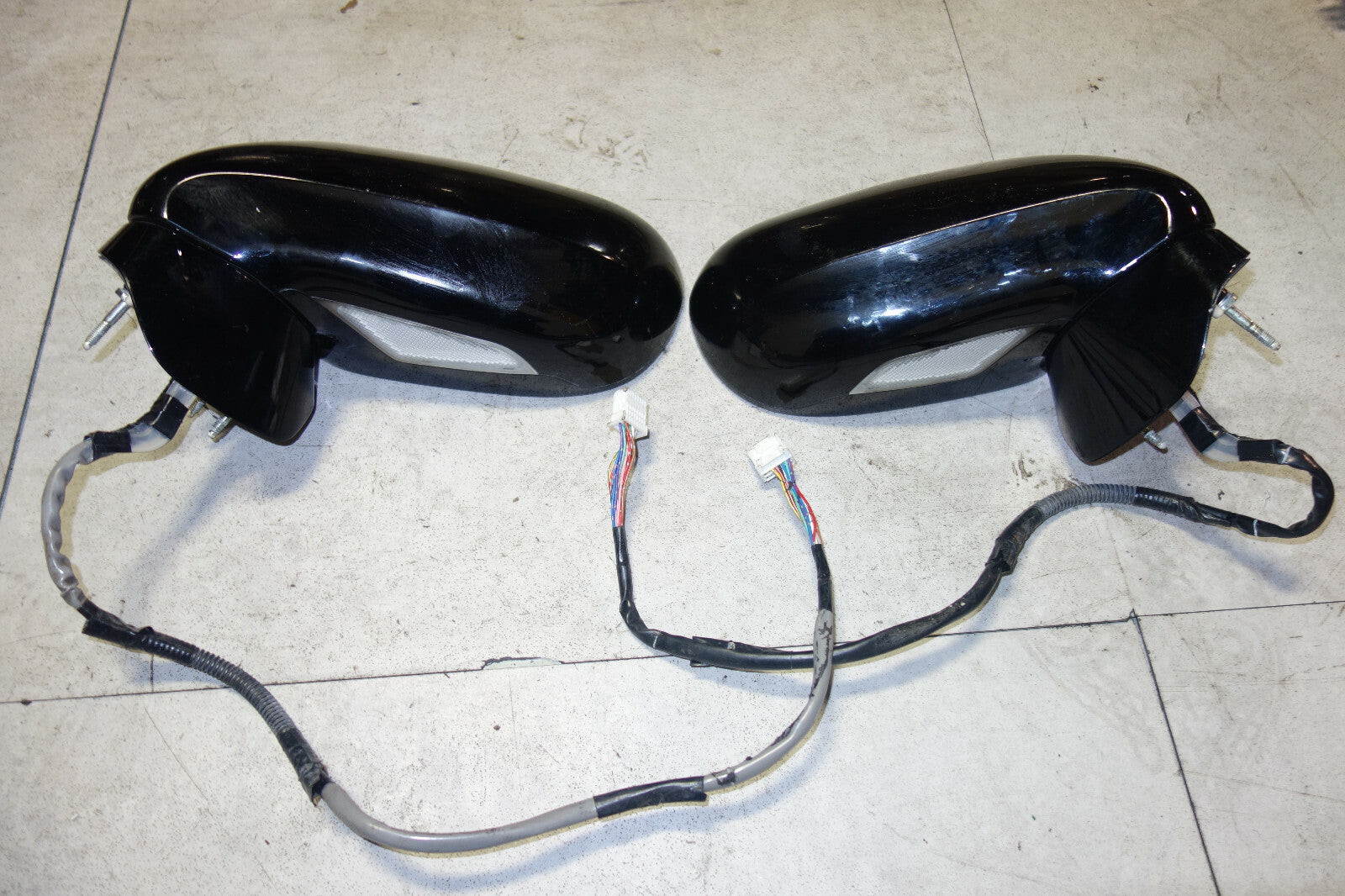 2007 2008 2009 Lexus LS460 Door Side Mirrors 12 wires Pair Left + Right JDM