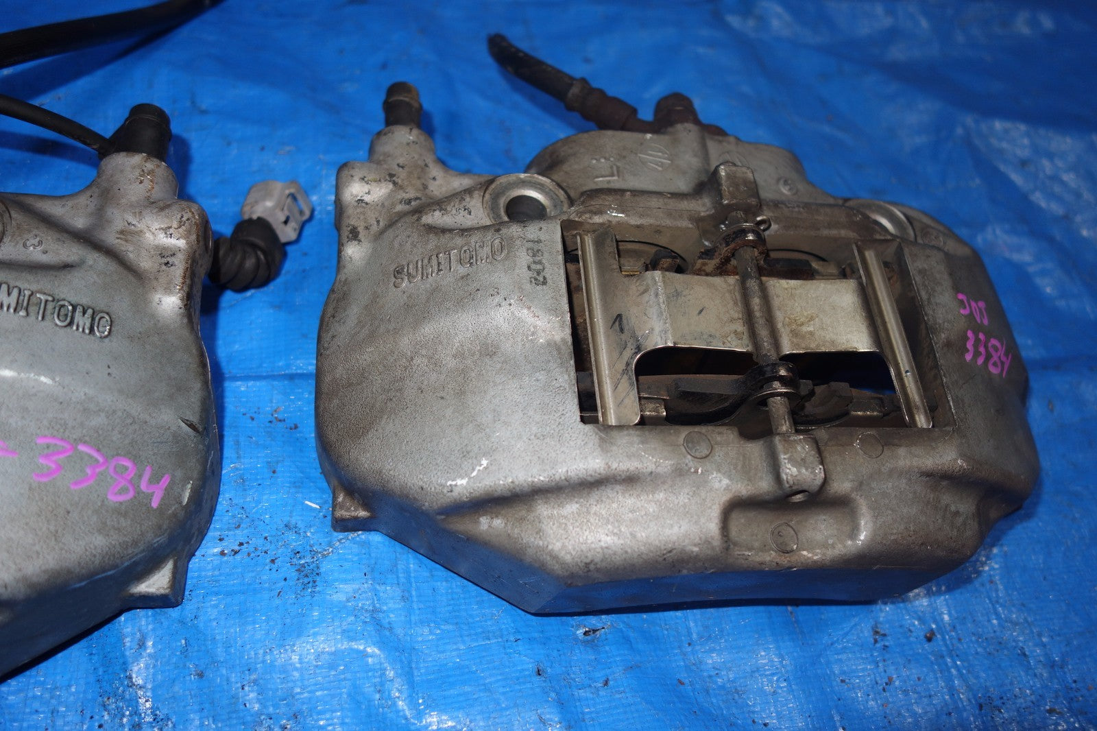 JDM Lexus LS430 OEM 4 Piston Front Brake Calipers Left & Right Original 2001-06