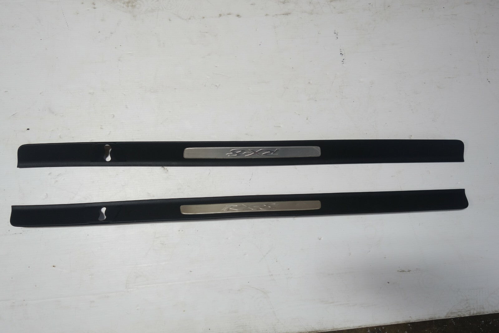 JDM 2004-2008 GENUINE MAZDA RX8  OEM DOOR SILLS TRIM SCUFF PLATES SIDE STEPS
