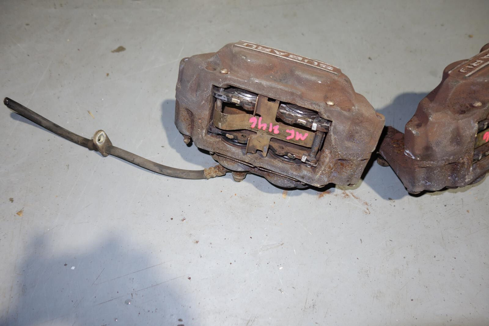 JDM Subaru Impreza WRX Forester Legacy Front Calipers 4 Piston GD GC8 SG5 SF5 BP