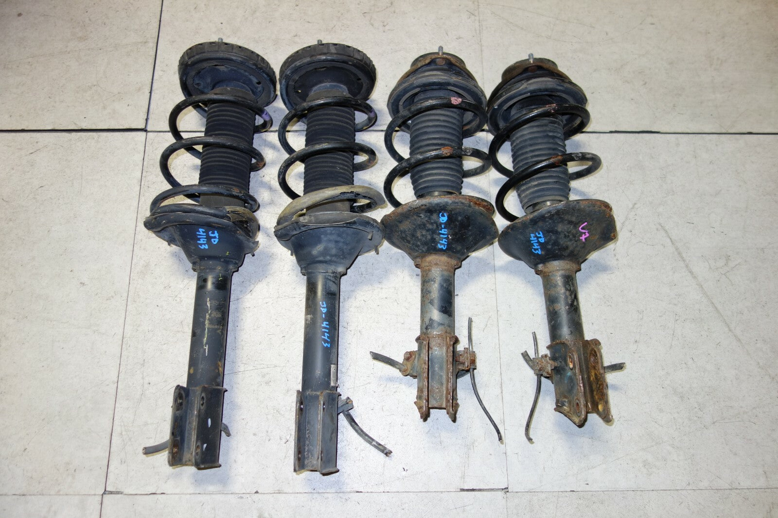 Subaru Impreza WRX Genuine Shocks Struts Coil Springs Suspension Low Miles 02-03