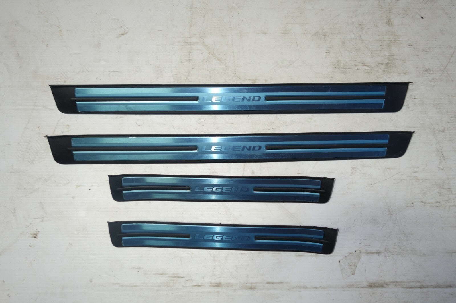 JDM 2005-2008 ACURA RL HONDA LEGEND OEM DOOR SILLS TRIM SCUFF PLATES SIDE STEPS