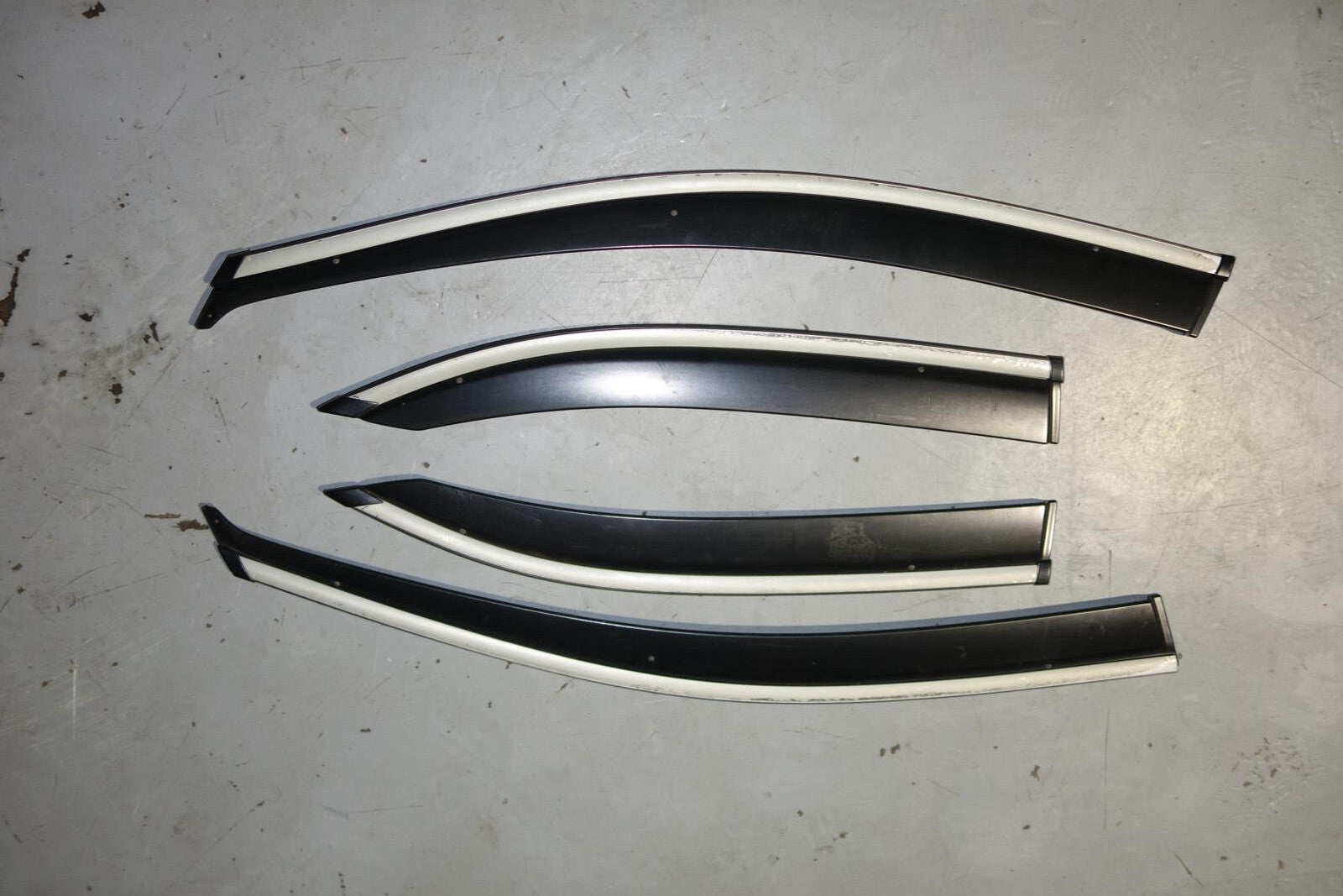 JDM Acura TSX Visors CU2 4 Door Sedan Window Visor Rain Guards 2009-2014 CU2