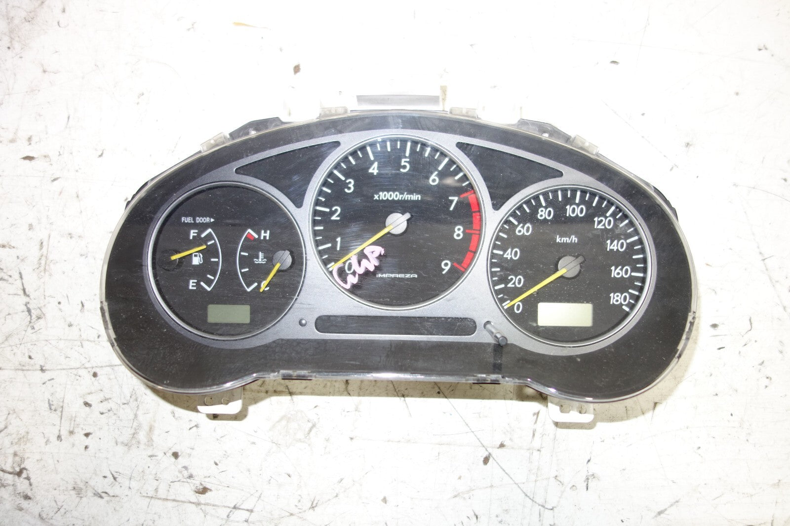 JDM 2002-2003 SUBARU IMPREZA WRX V7  MANUAL 5 SPEED GAUGE CLUSTER  SPEEDOMETER