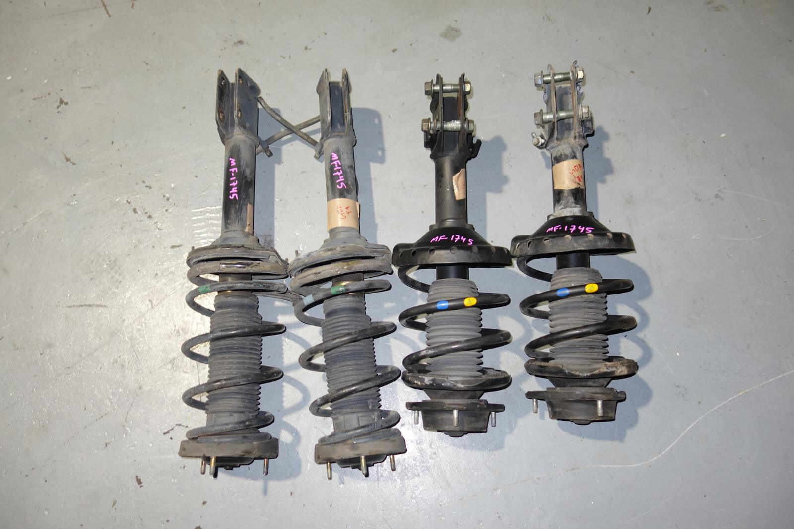 JDM Subaru Impreza WRX Shocks Coil Springs Struts Assembly 2002-2007 V8 V9