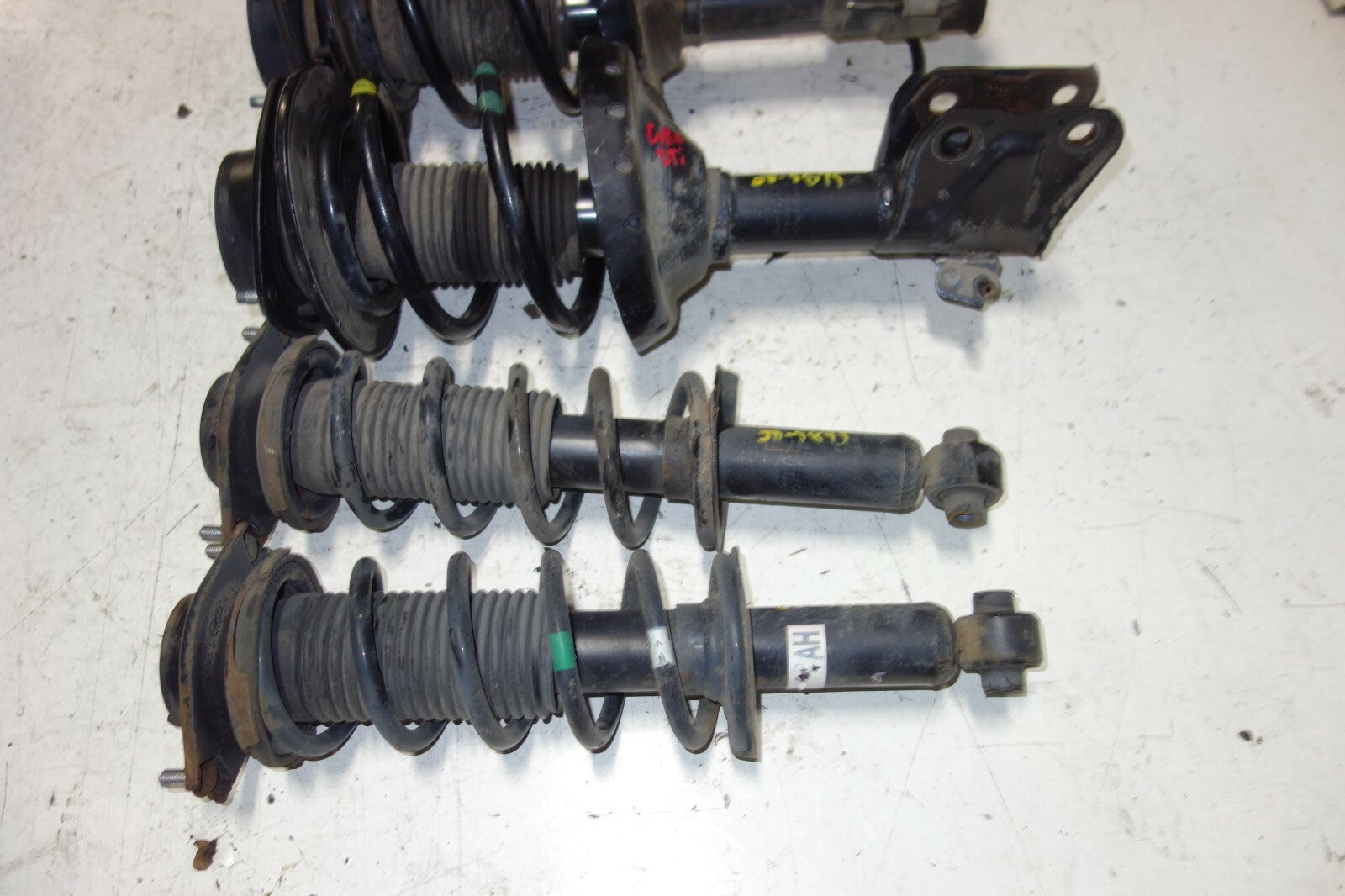 JDM Subaru WRX STi Shocks Strut Springs 2008-2014 Hatchback OEM Front & Rear