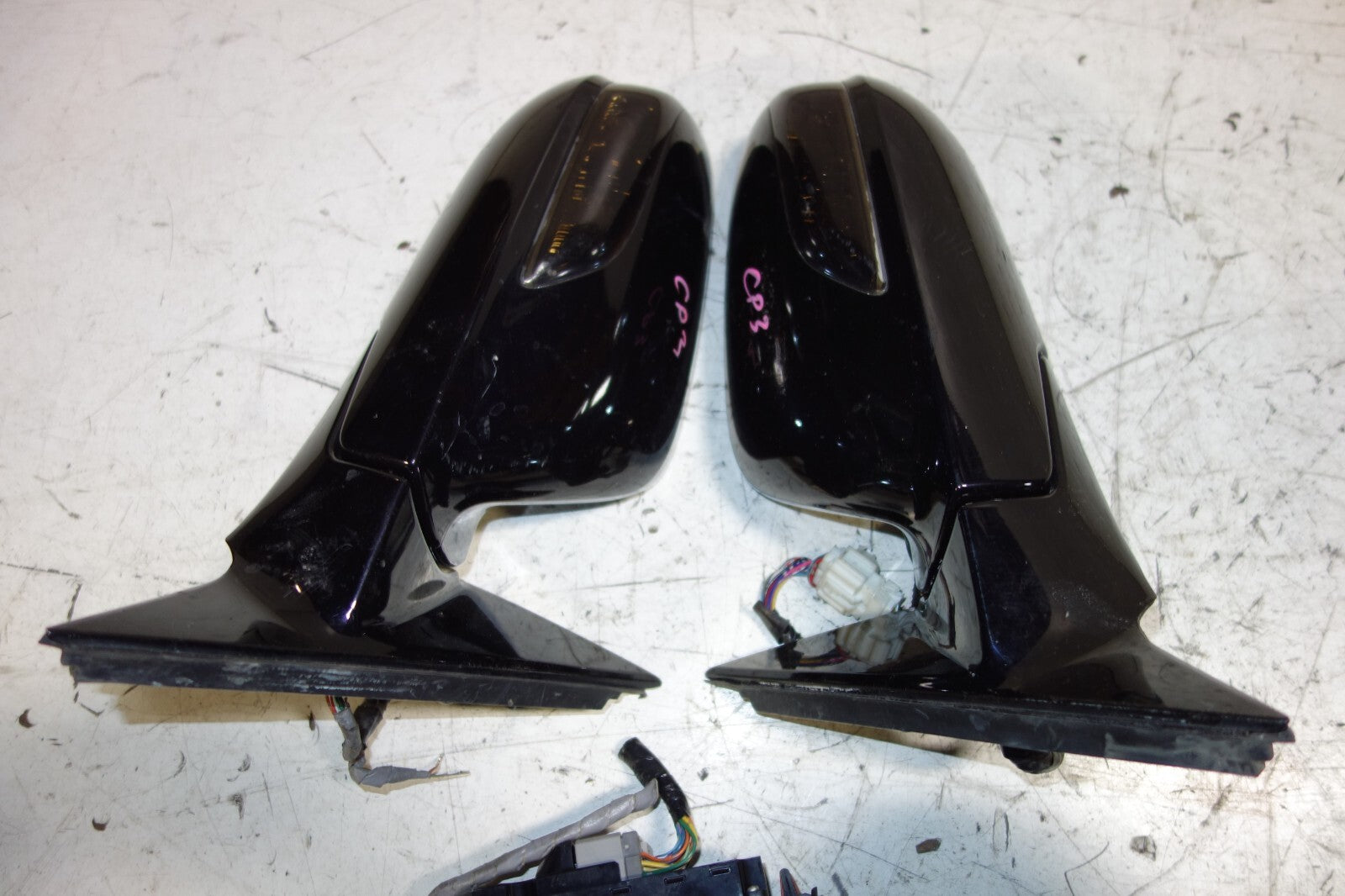 JDM Honda Accord CP3 Power Folding Mirrors Signal Lights Pair 2008-2012