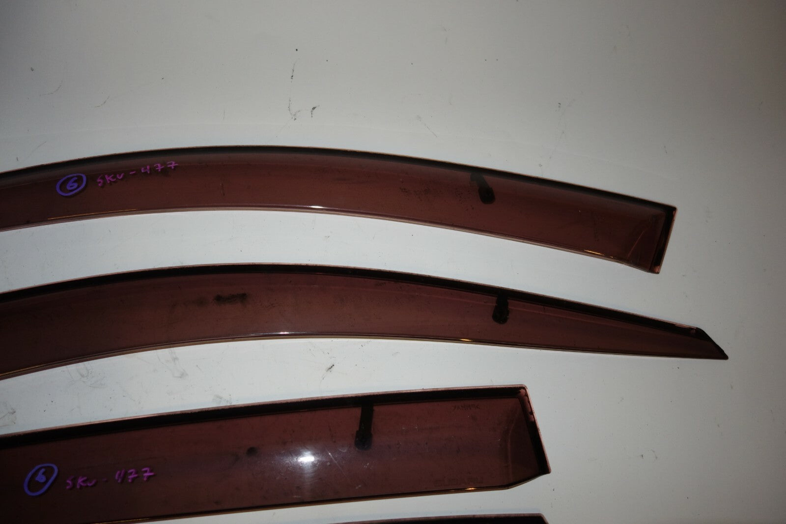 2008-2014 OEM Subaru Impreza WRX STi Wagon Window Visors Rain Guards JDM Rare