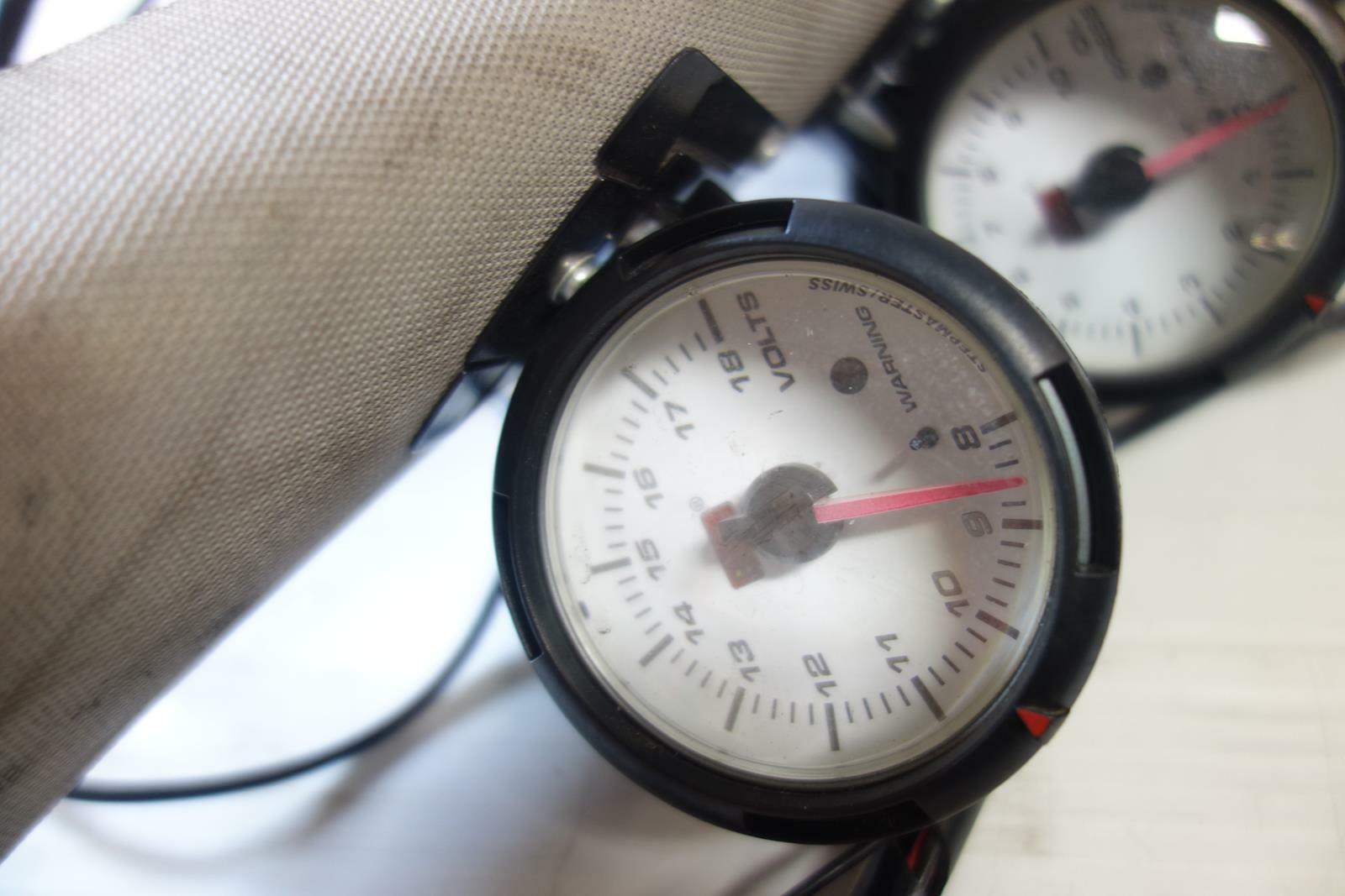 JDM Subaru Legacy Gauge Set Volts - Oil Press - Oil Temp - Water Temp 2005-2009